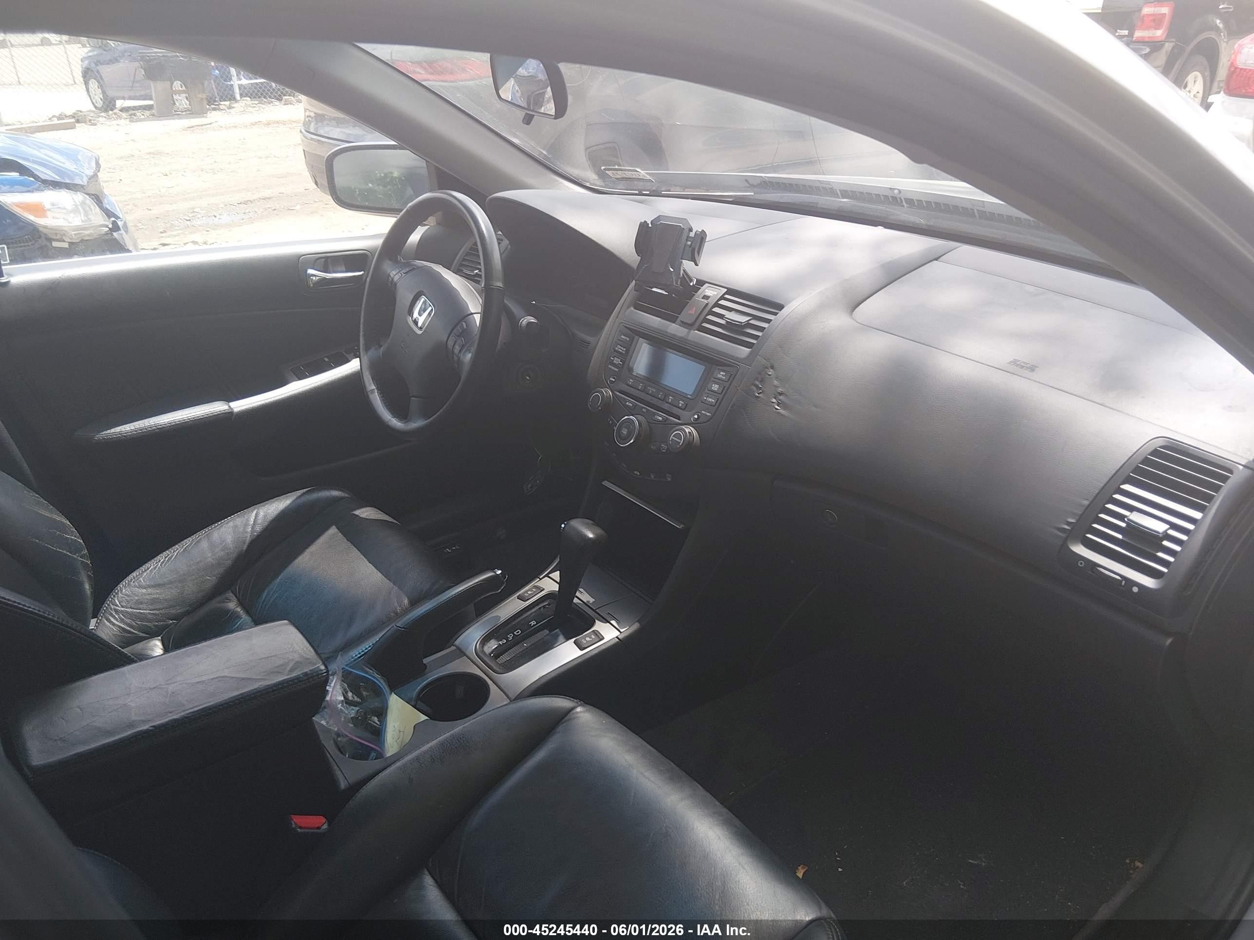 2005 Honda Accord 3.0 Ex Серебряный vin: 1HGCM66515A040677