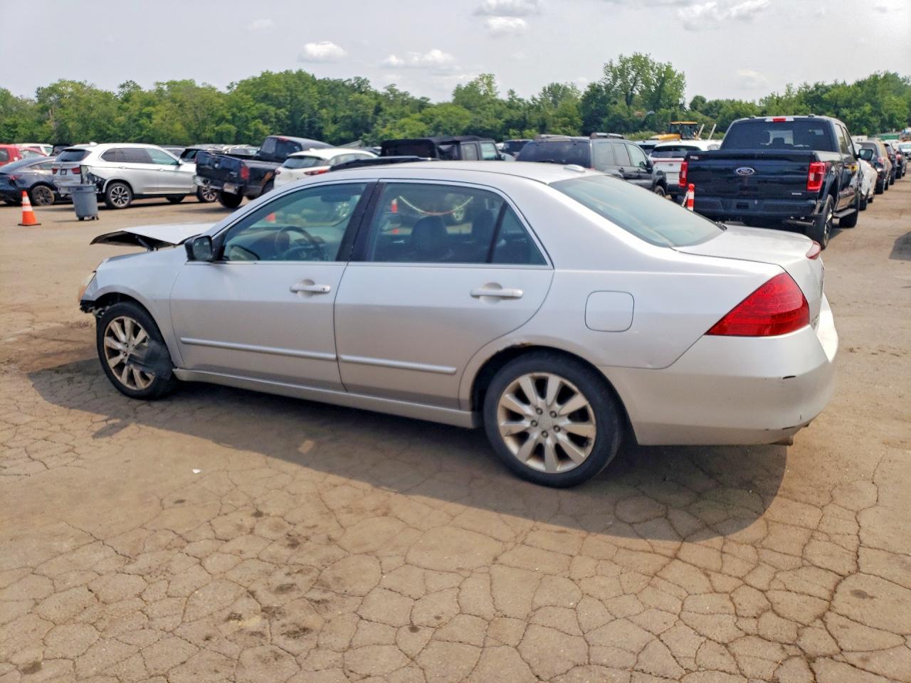 2006 Honda Accord Ex Silver vin: 1HGCM66516A025873