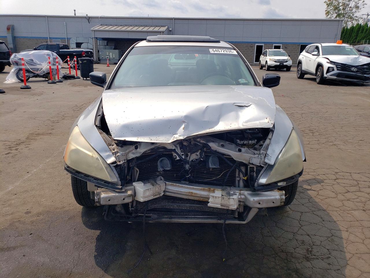 2006 Honda Accord Ex Silver vin: 1HGCM66516A025873