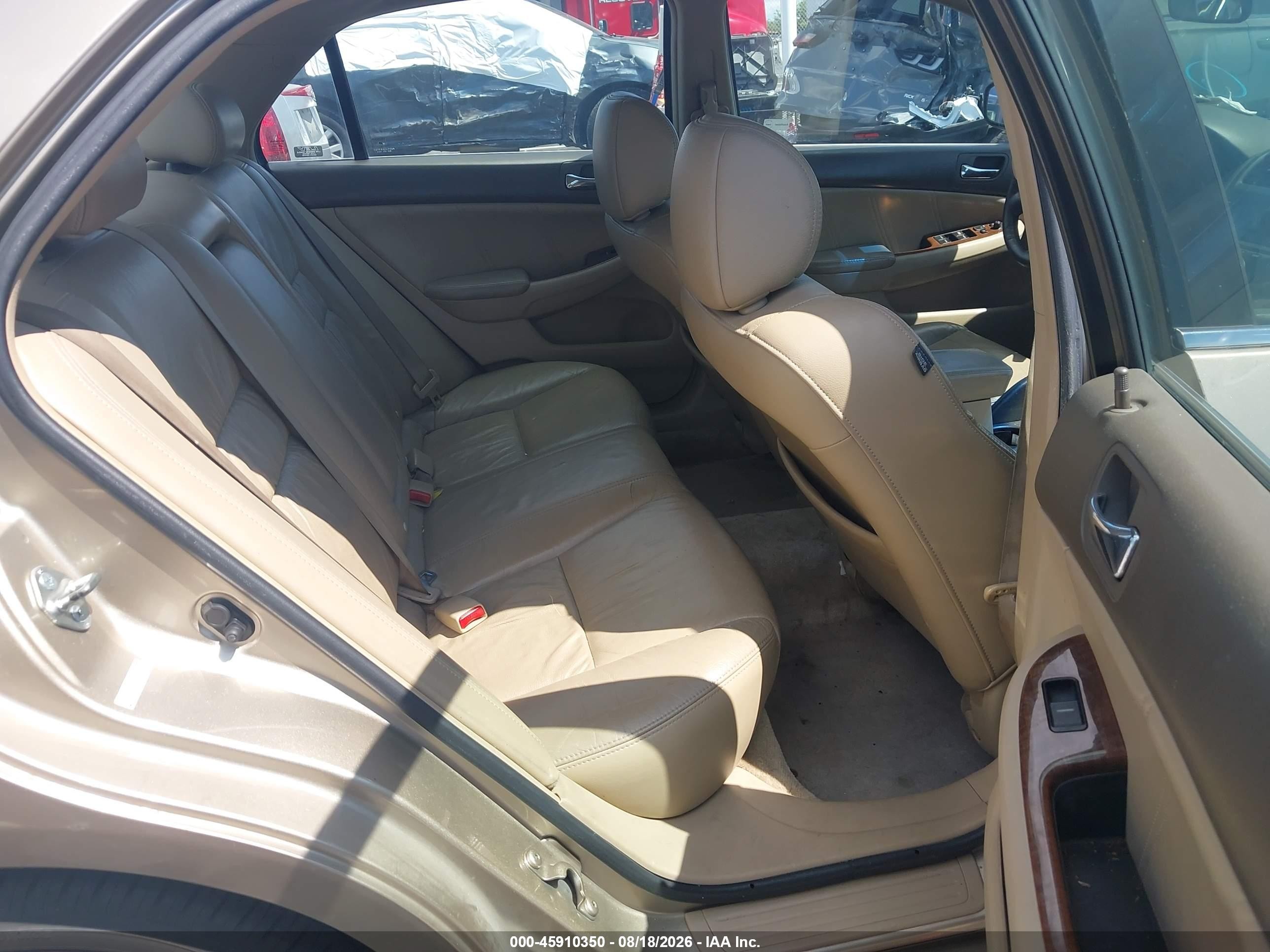 2006 Honda Accord 3.0 Ex Желто-коричневый vin: 1HGCM66516A027431