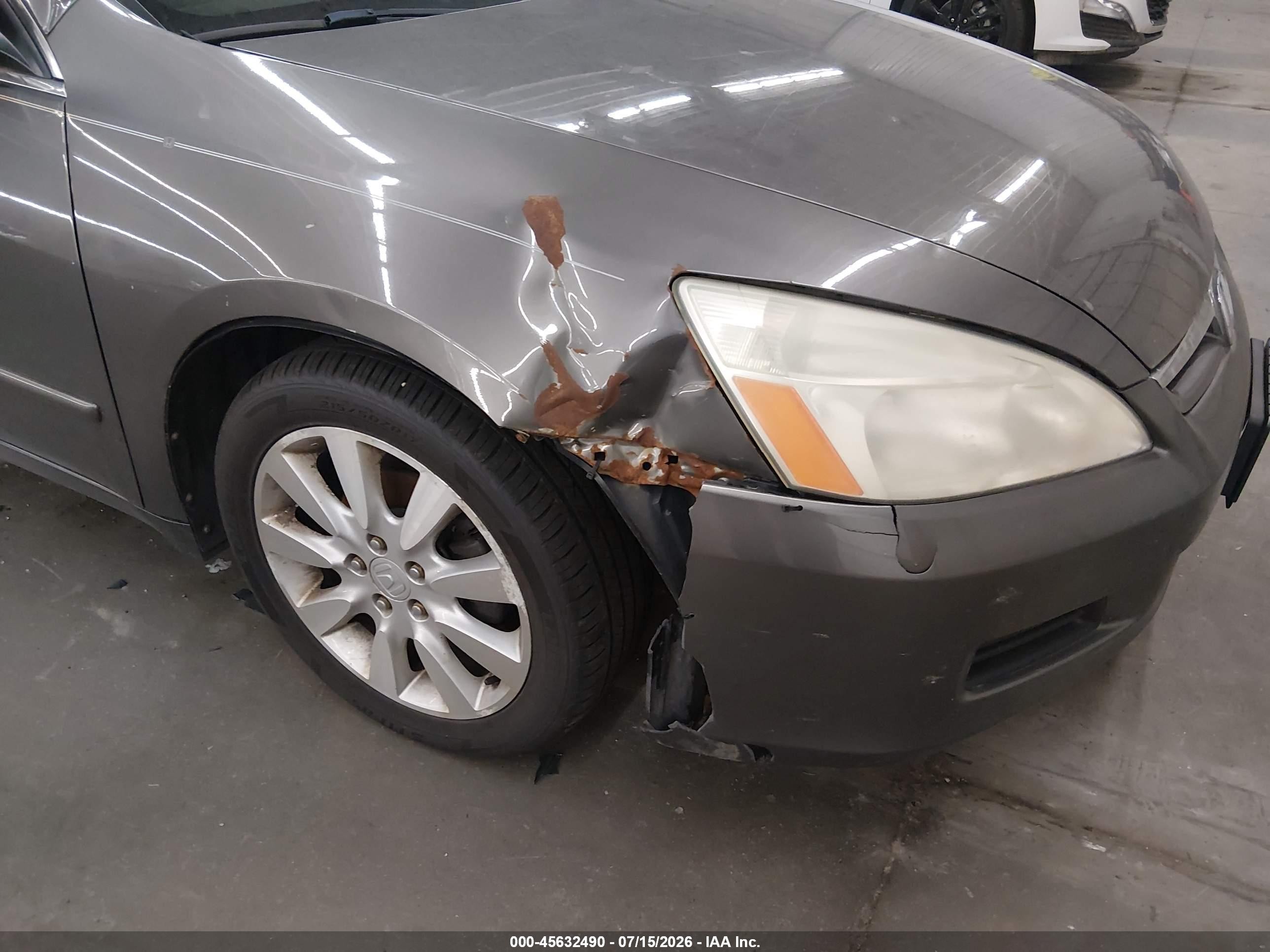 2006 Honda Accord 3.0 Ex Серый vin: 1HGCM66516A032368