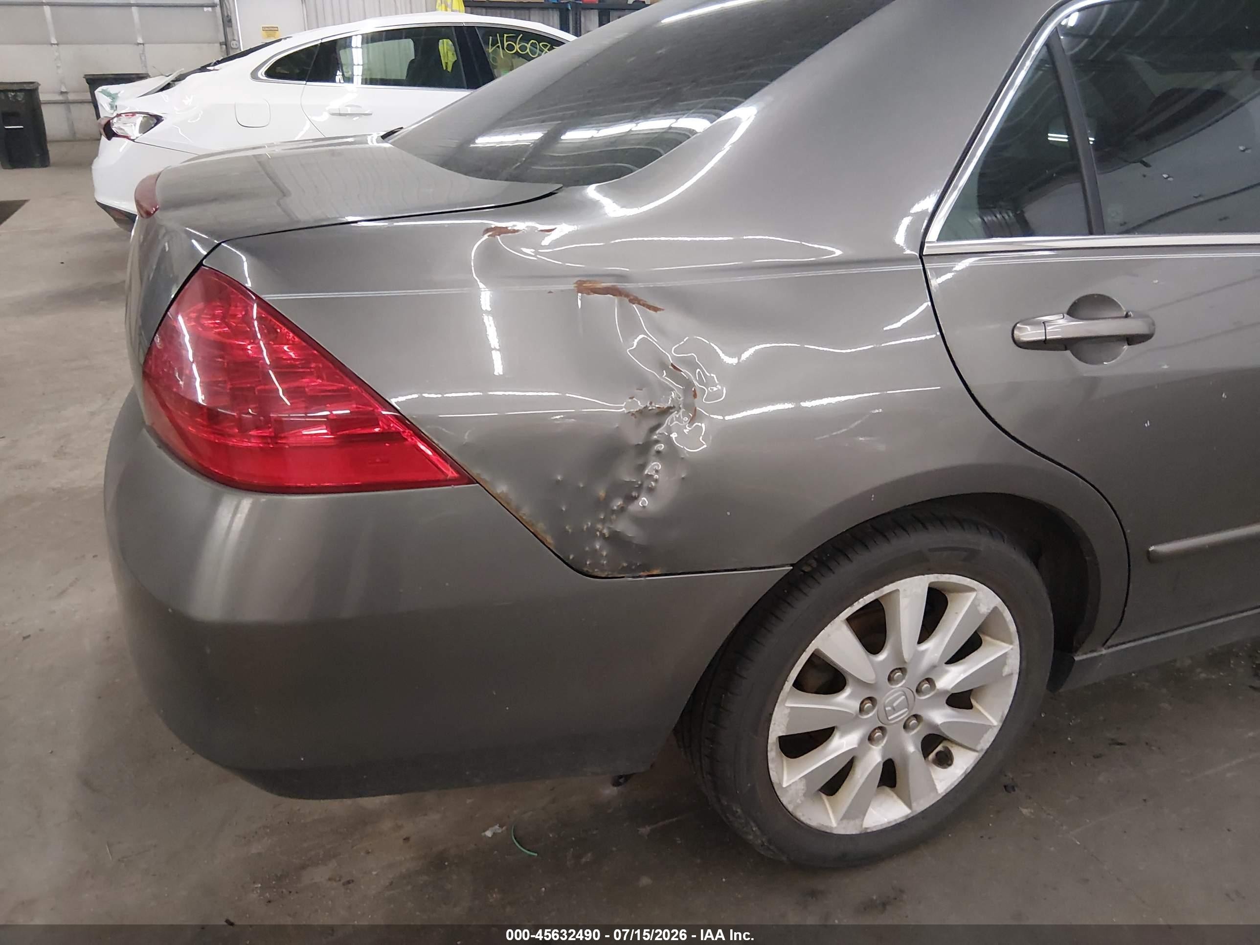 2006 Honda Accord 3.0 Ex Серый vin: 1HGCM66516A032368