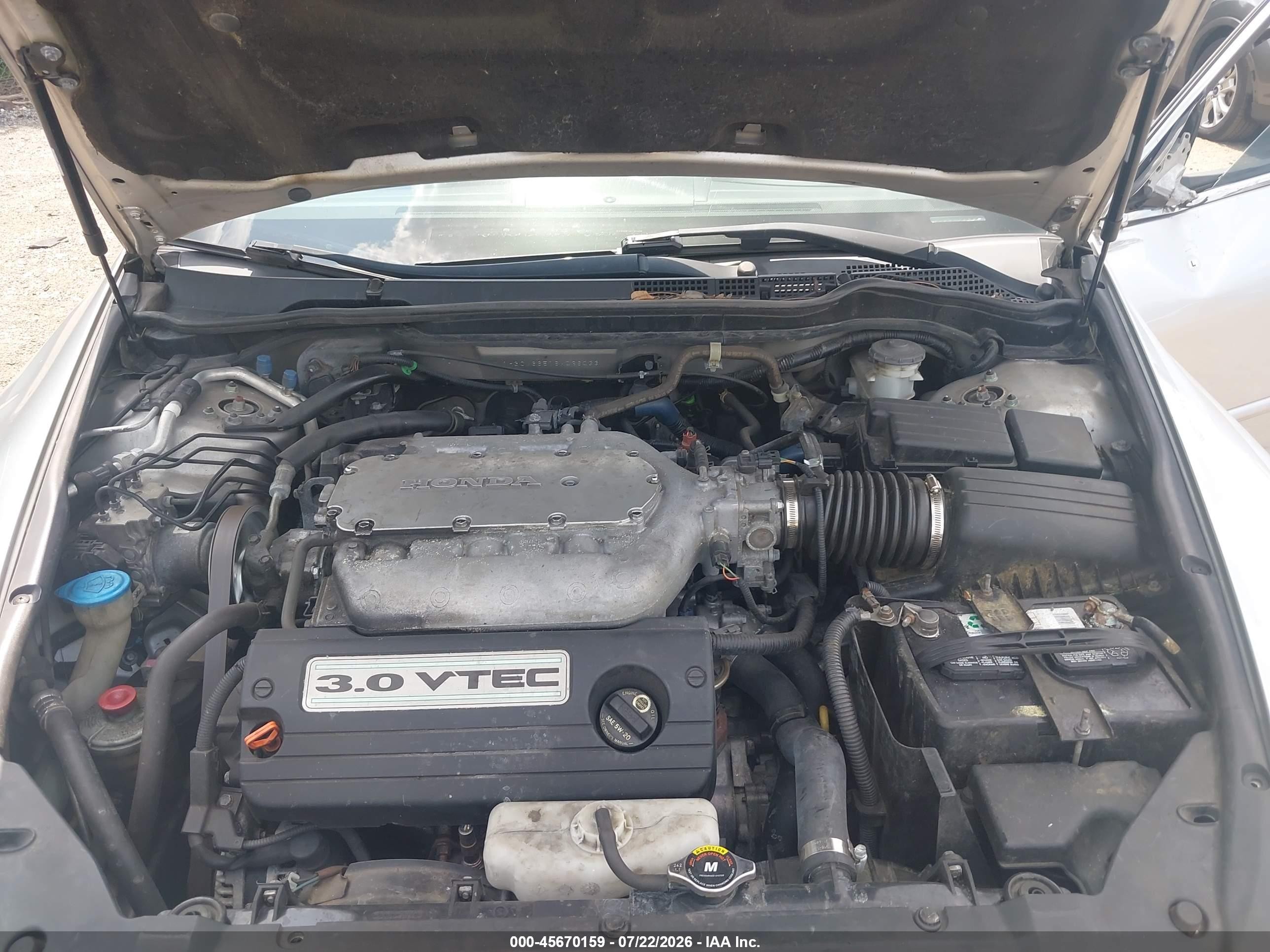 2006 Honda Accord 3.0 Ex Silver vin: 1HGCM66516A036033