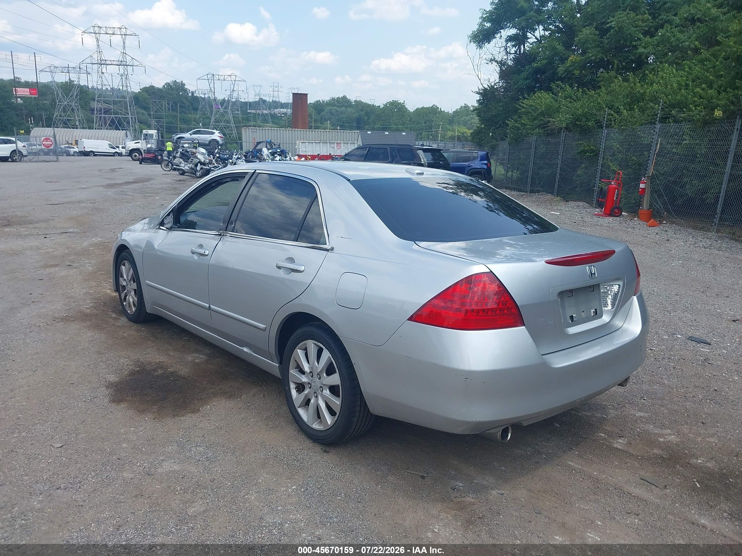 2006 Honda Accord 3.0 Ex Silver vin: 1HGCM66516A036033
