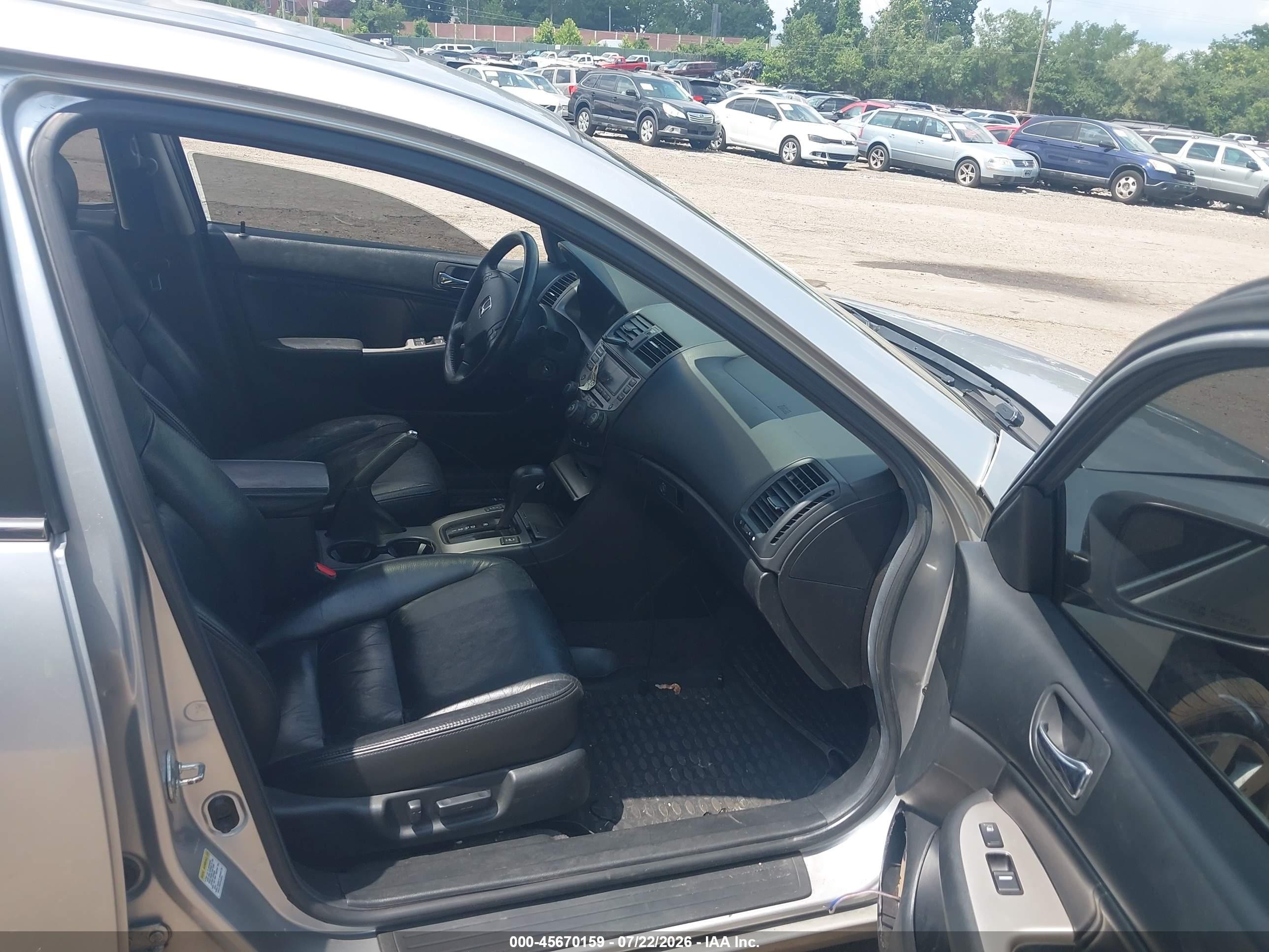 2006 Honda Accord 3.0 Ex Silver vin: 1HGCM66516A036033