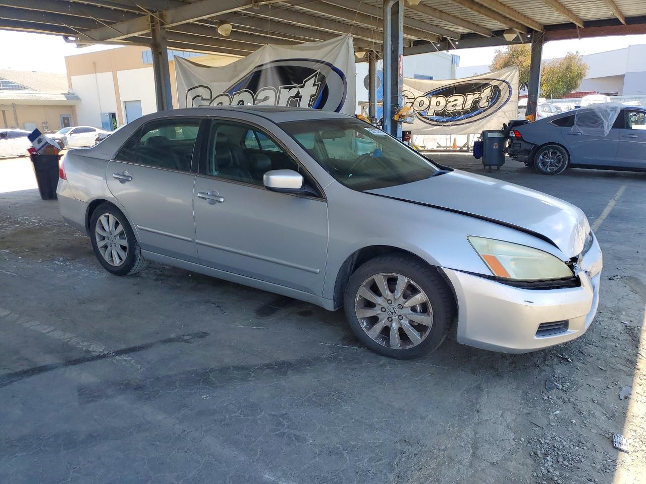 2006 Honda Accord Ex Silver vin: 1HGCM66516A041331