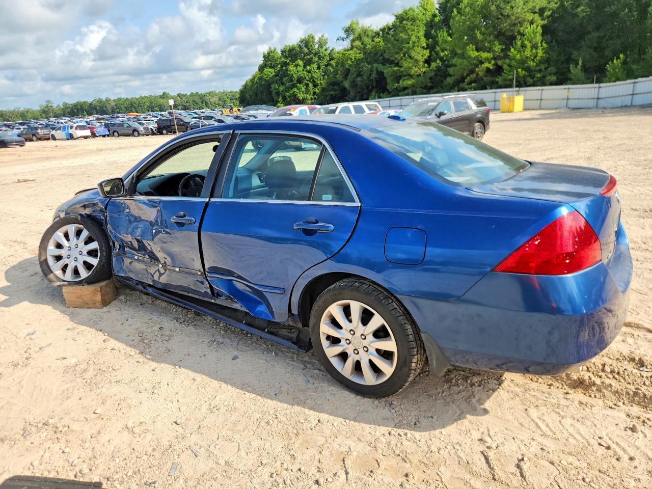 2006 Honda Accord Ex Blue vin: 1HGCM66516A064379
