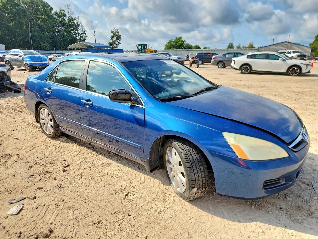 2006 Honda Accord Ex Blue vin: 1HGCM66516A064379