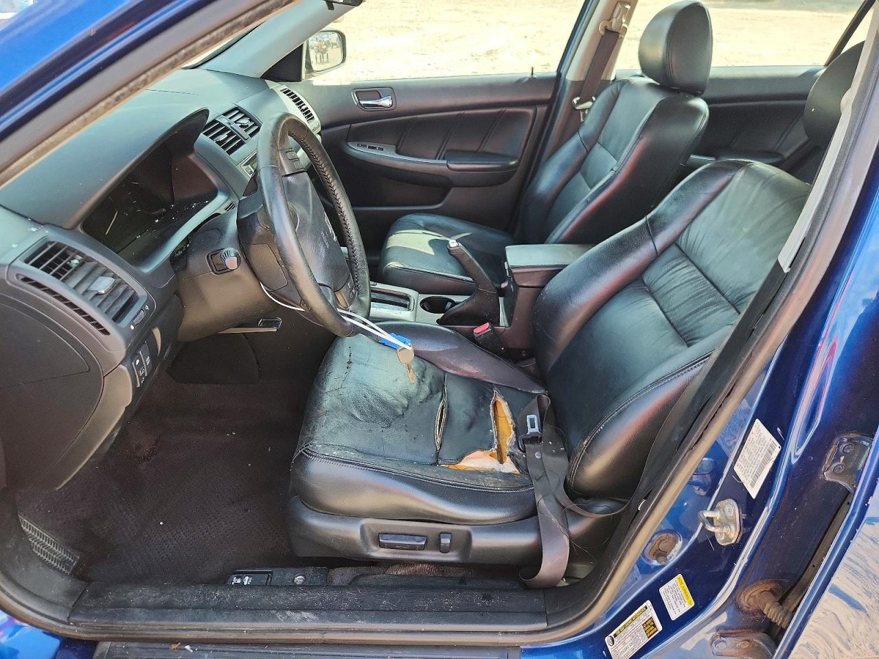 2006 Honda Accord Ex Blue vin: 1HGCM66516A064379