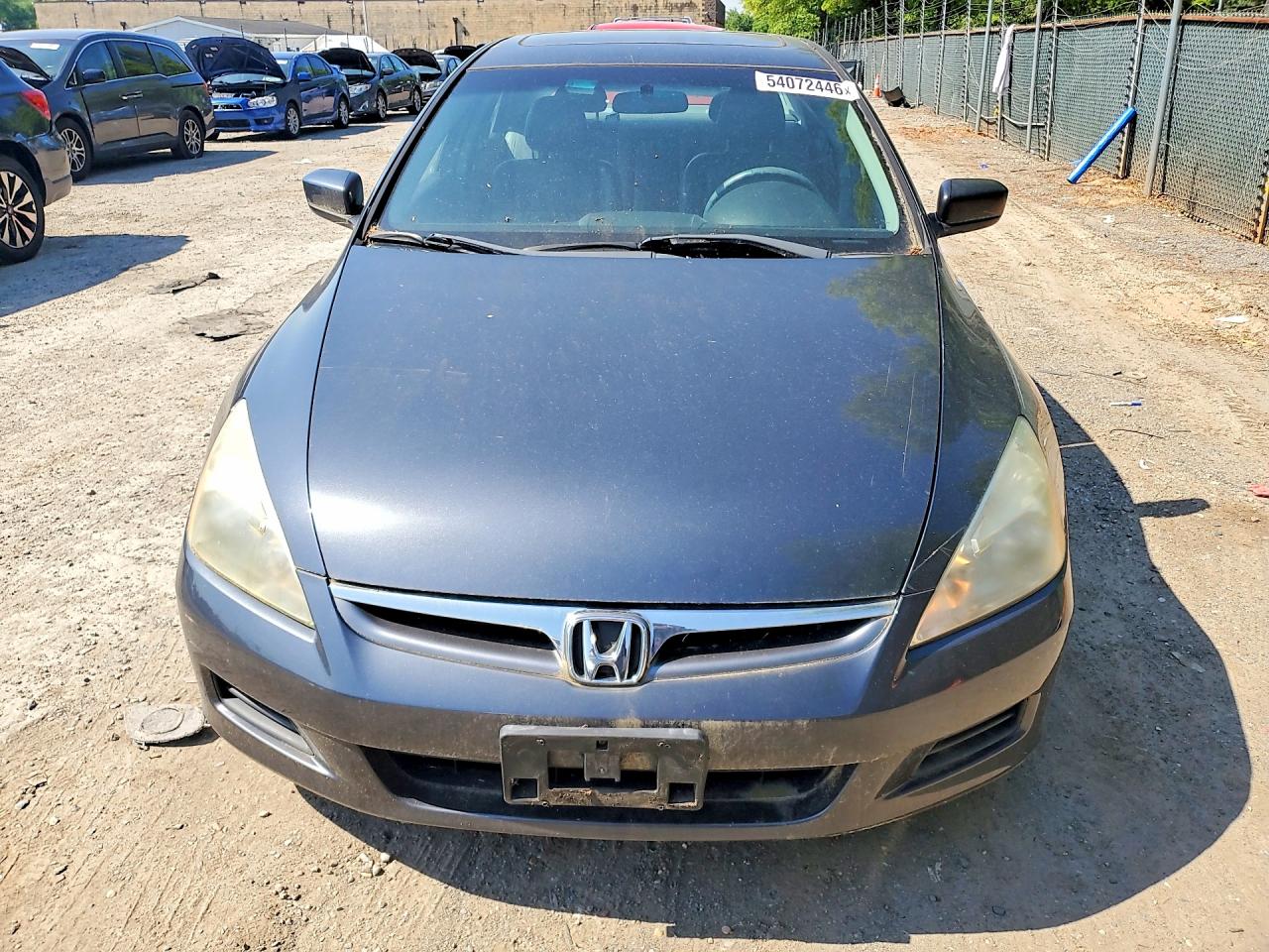 2007 Honda Accord Ex Charcoal vin: 1HGCM66517A020142