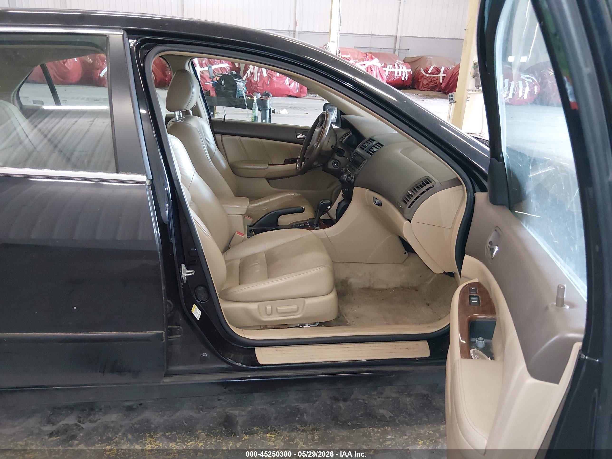 2007 Honda Accord 3.0 Ex Black vin: 1HGCM66517A025910