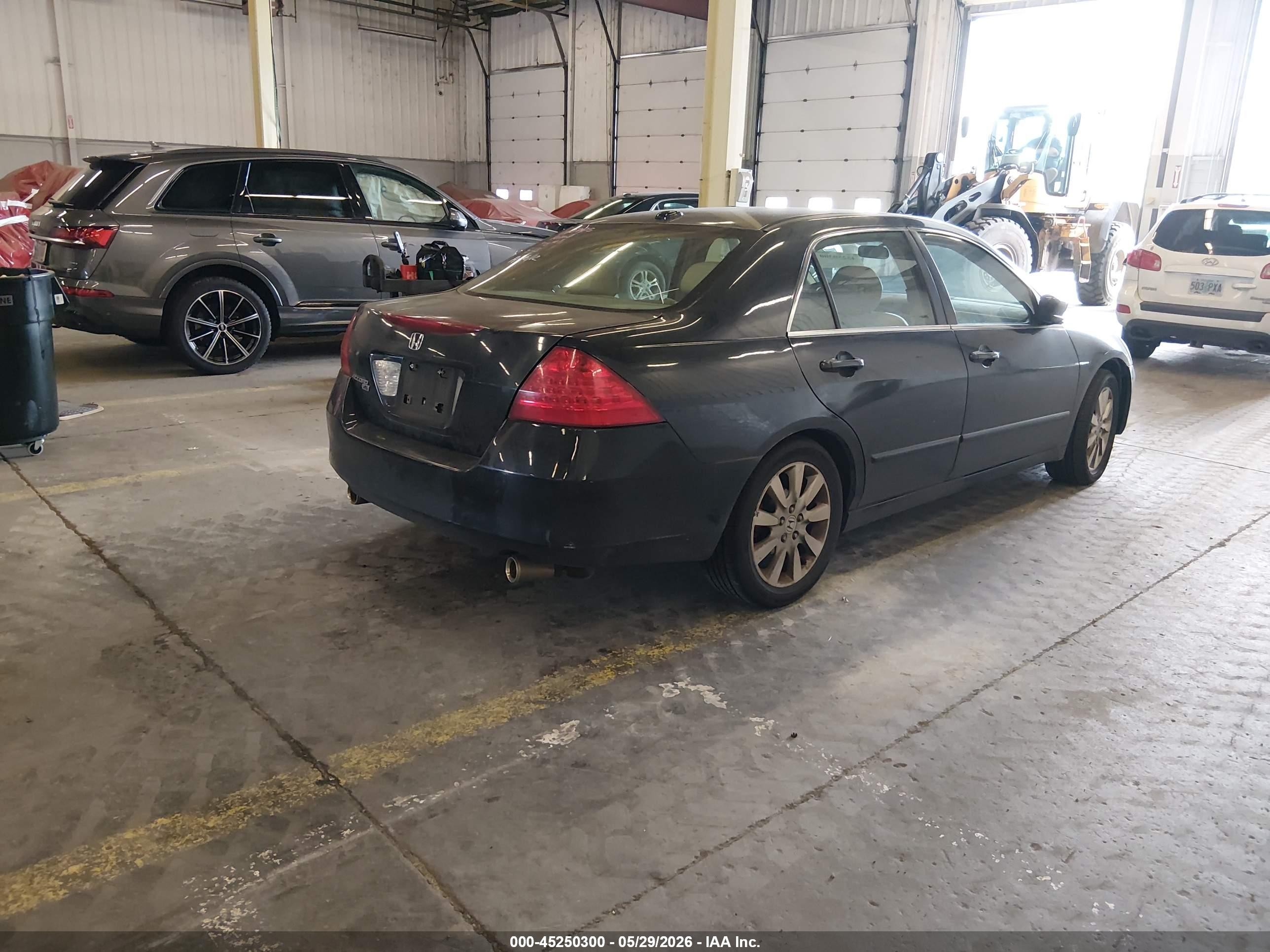 2007 Honda Accord 3.0 Ex Black vin: 1HGCM66517A025910