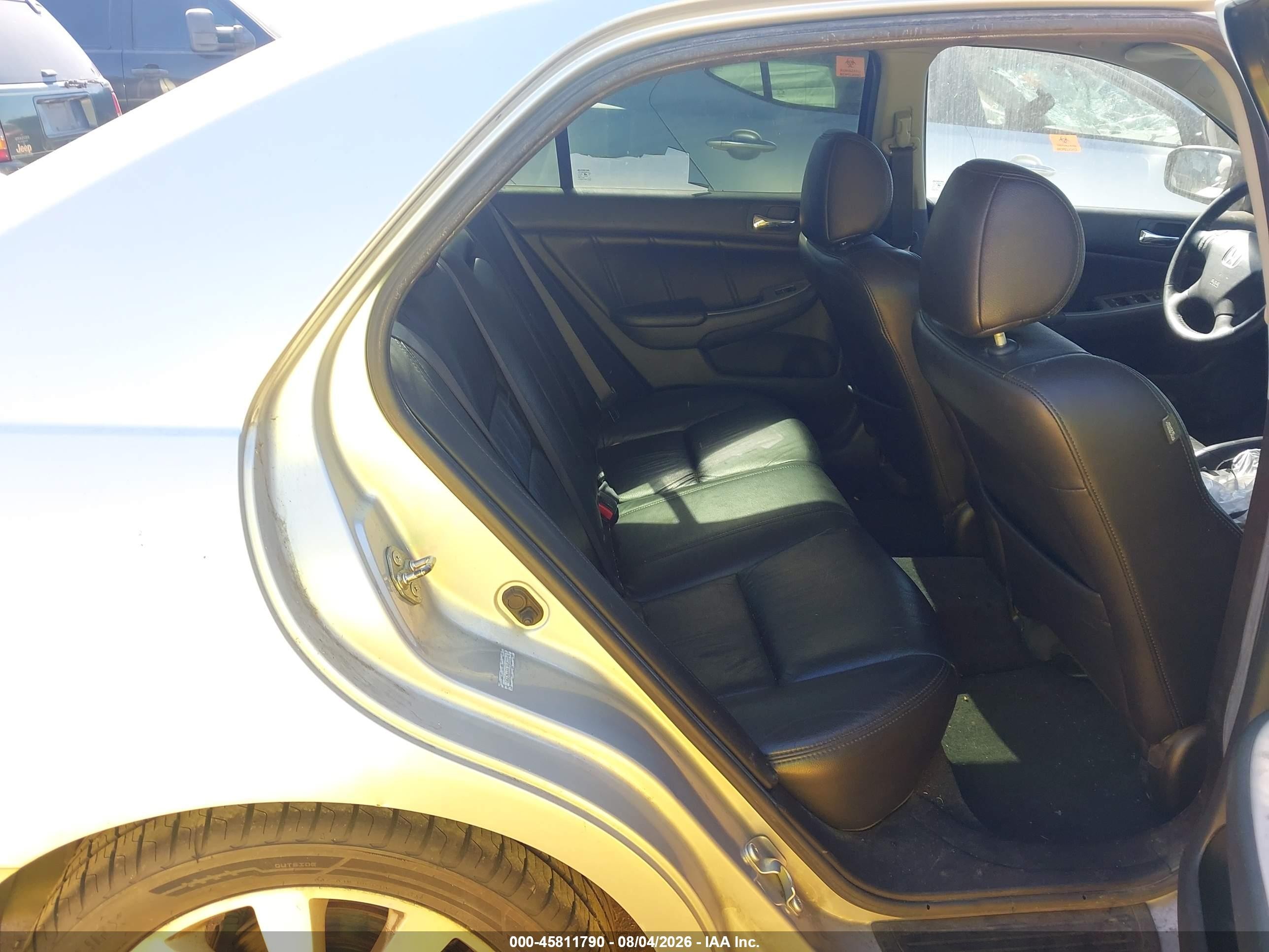 2007 Honda Accord 3.0 Ex Silver vin: 1HGCM66517A057224