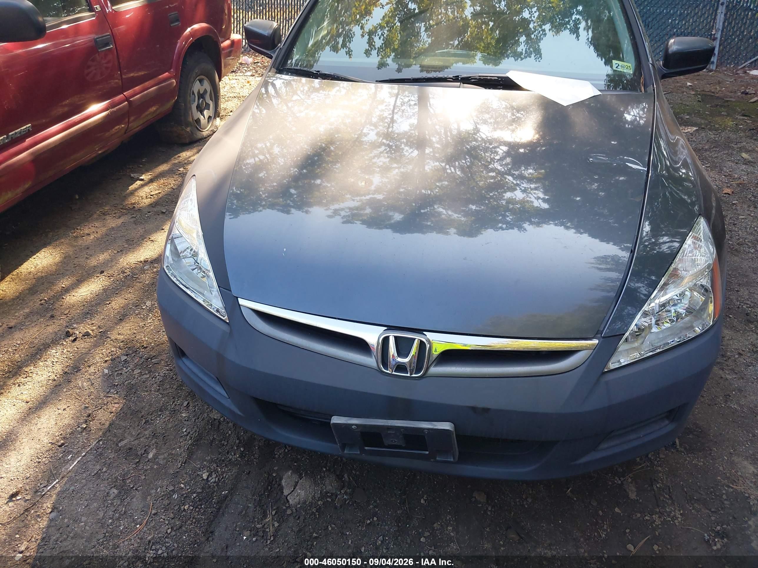 2007 Honda Accord 3.0 Ex Серый vin: 1HGCM66517A075125