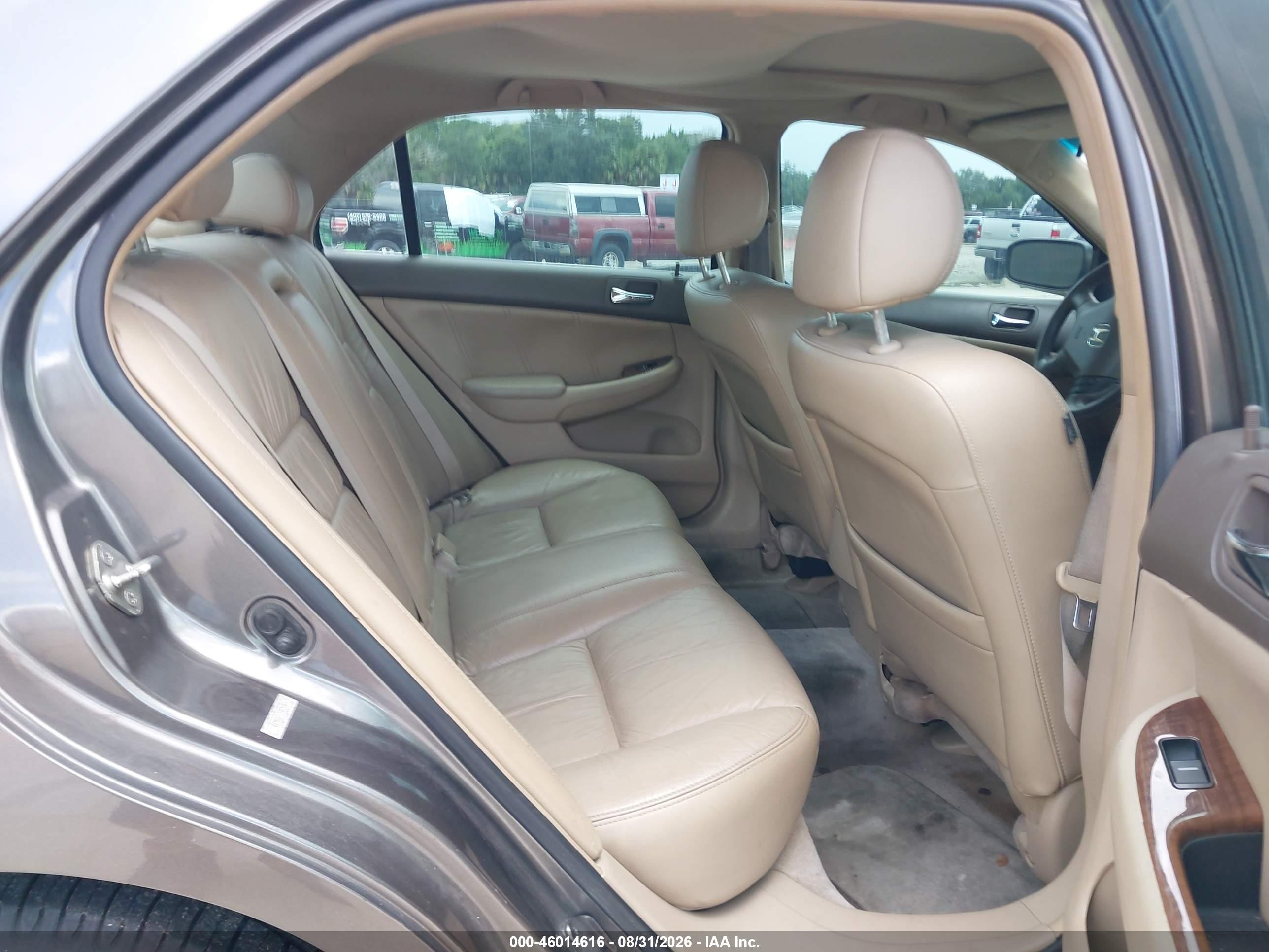 2007 Honda Accord 3.0 Ex Бежевый vin: 1HGCM66517A076484