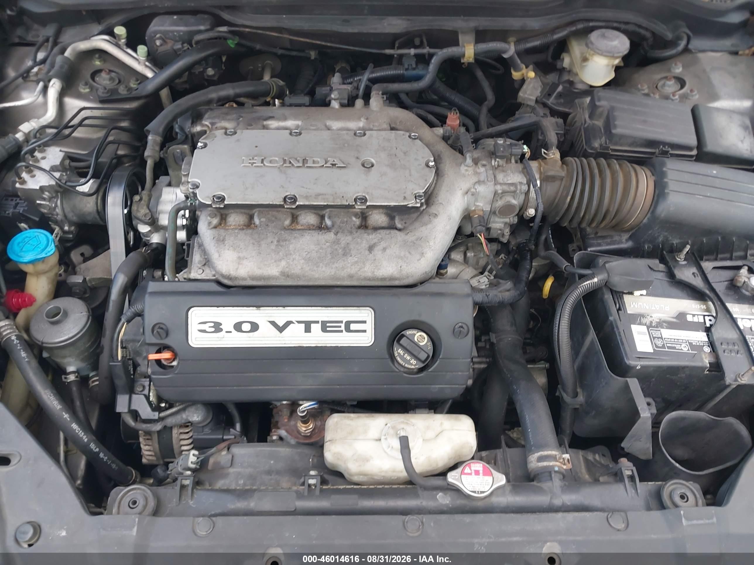 2007 Honda Accord 3.0 Ex Бежевый vin: 1HGCM66517A076484