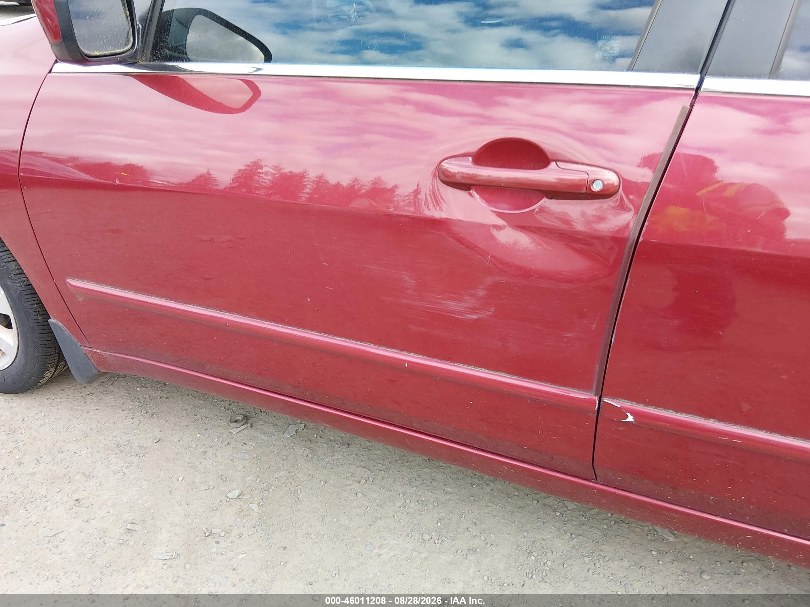 2007 Honda Accord 3.0 Ex Burgundy vin: 1HGCM66517A094693