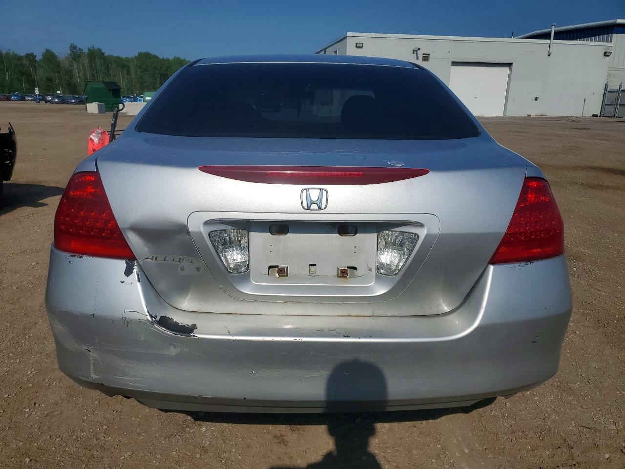 2007 Honda Accord Ex Gray vin: 1HGCM66517A801520