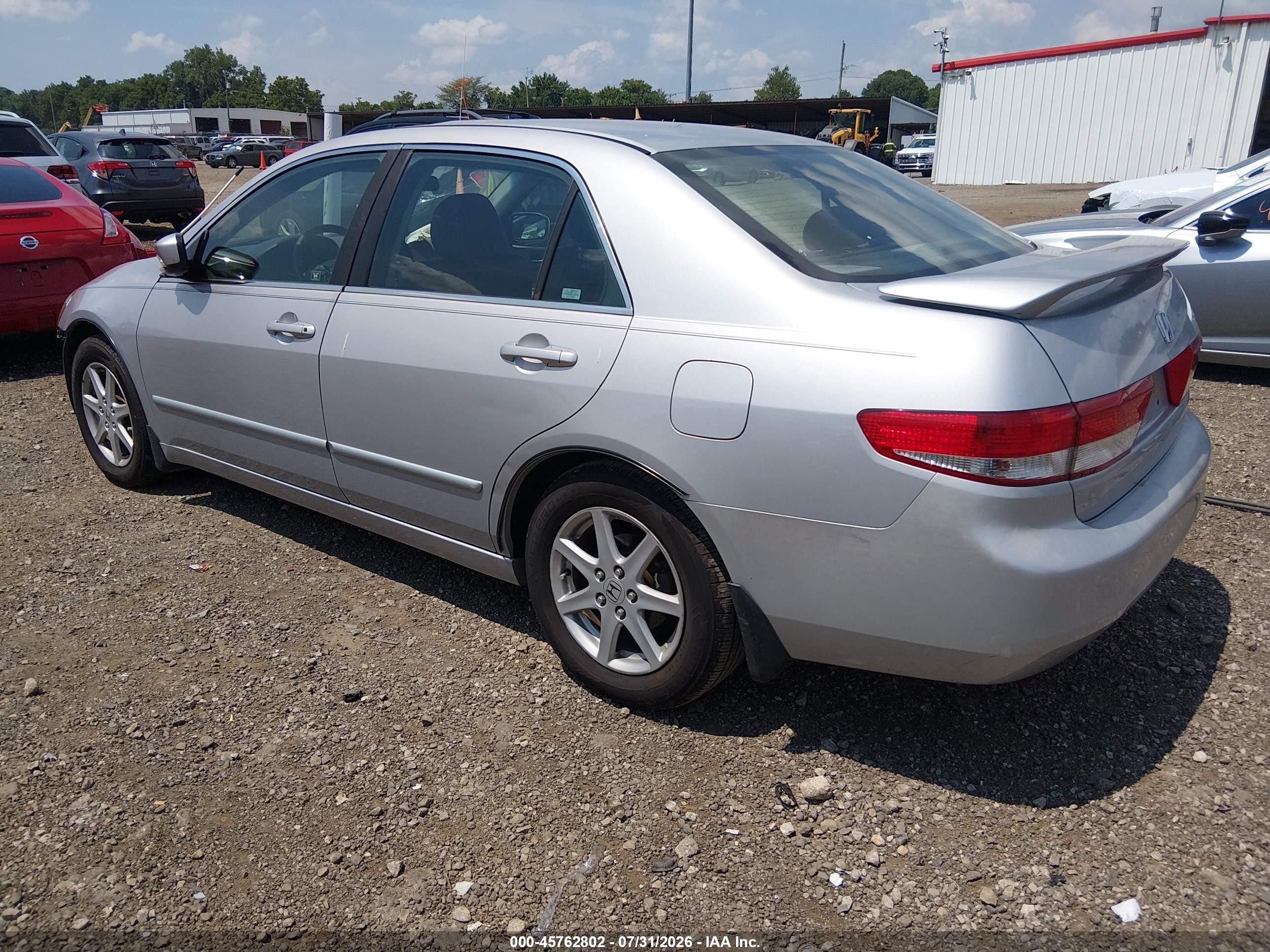2003 Honda Accord 3.0 Ex Silver vin: 1HGCM66523A011380