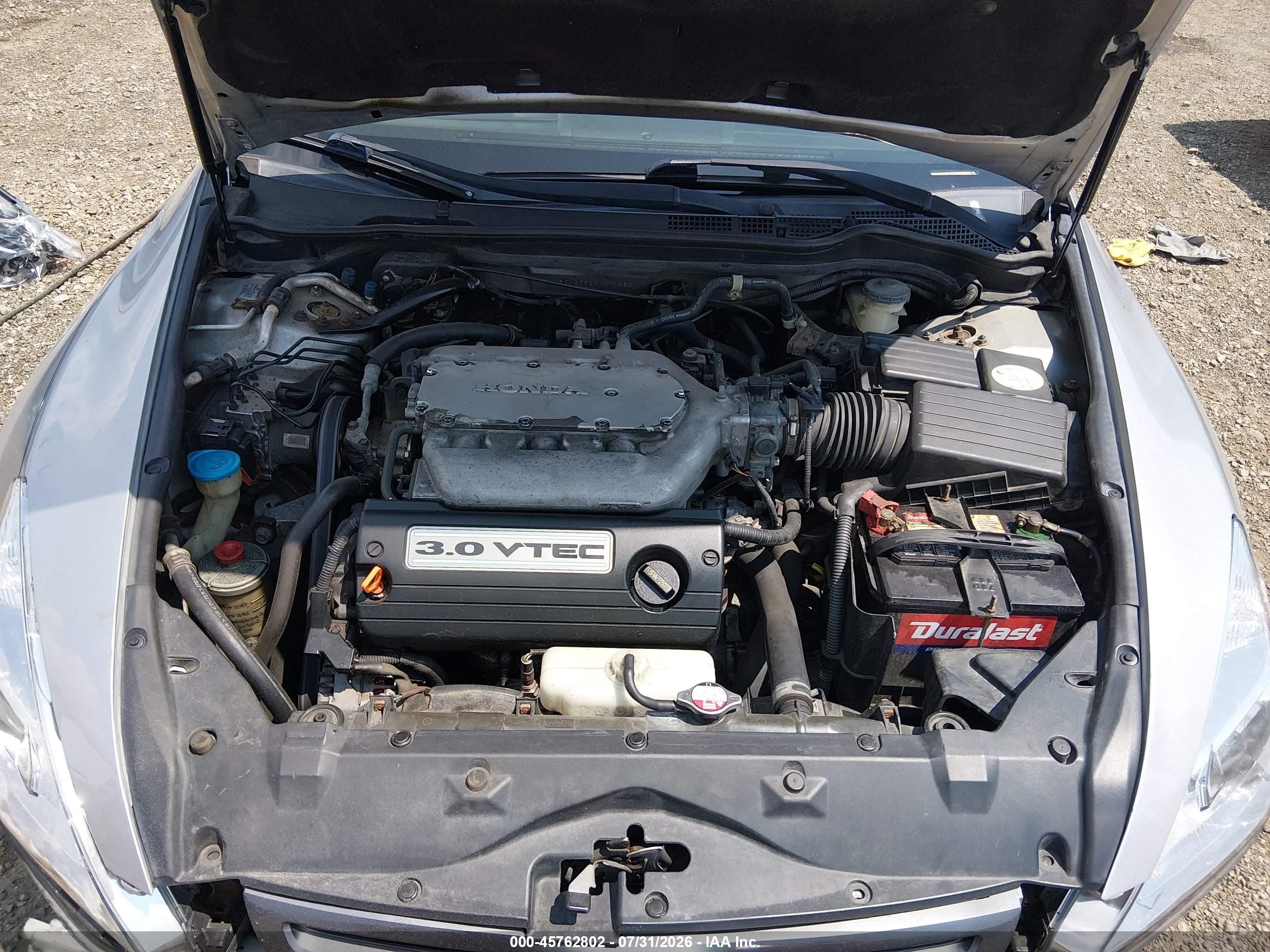 2003 Honda Accord 3.0 Ex Silver vin: 1HGCM66523A011380