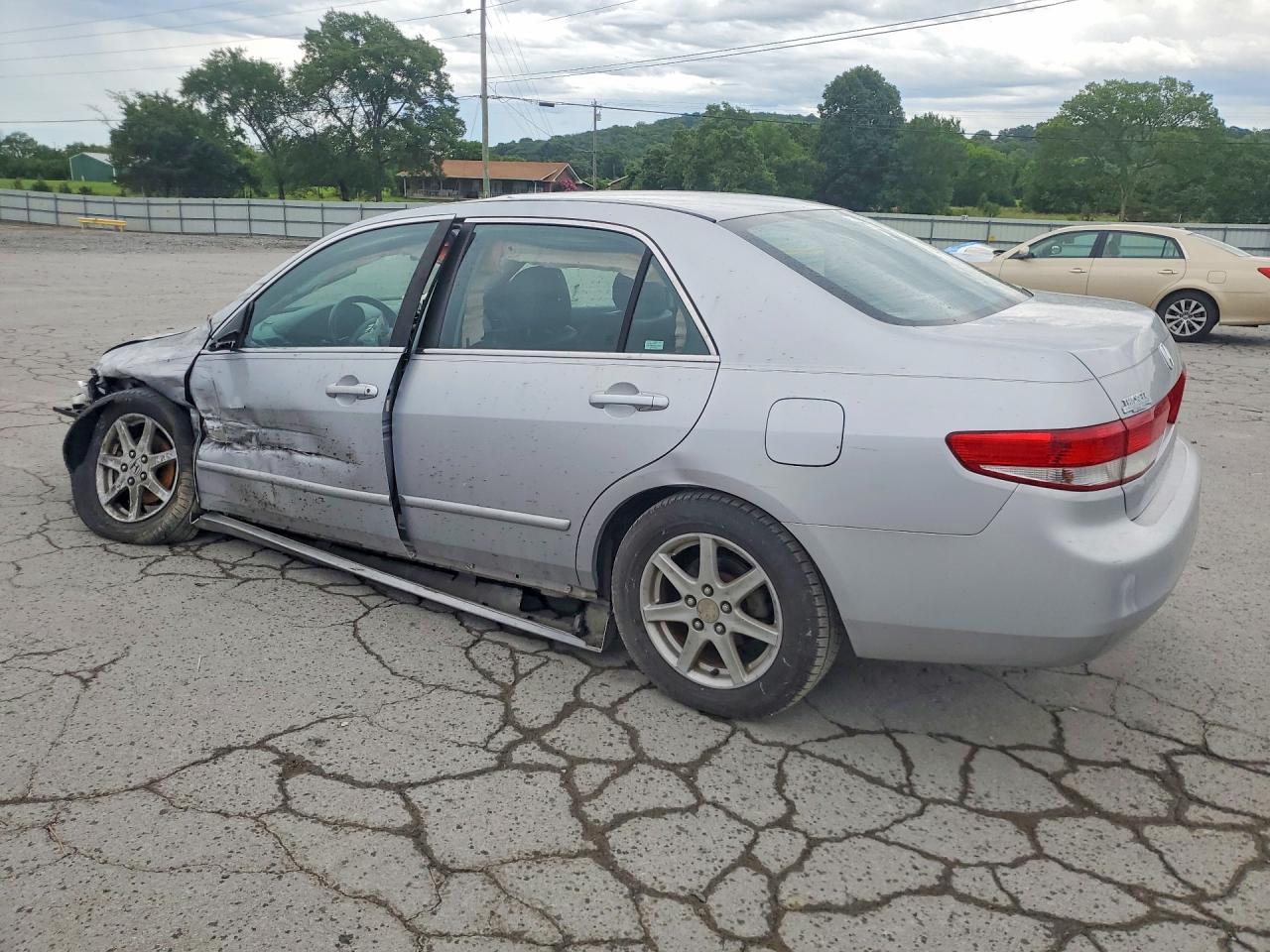 2003 Honda Accord Ex Silver vin: 1HGCM66523A017180
