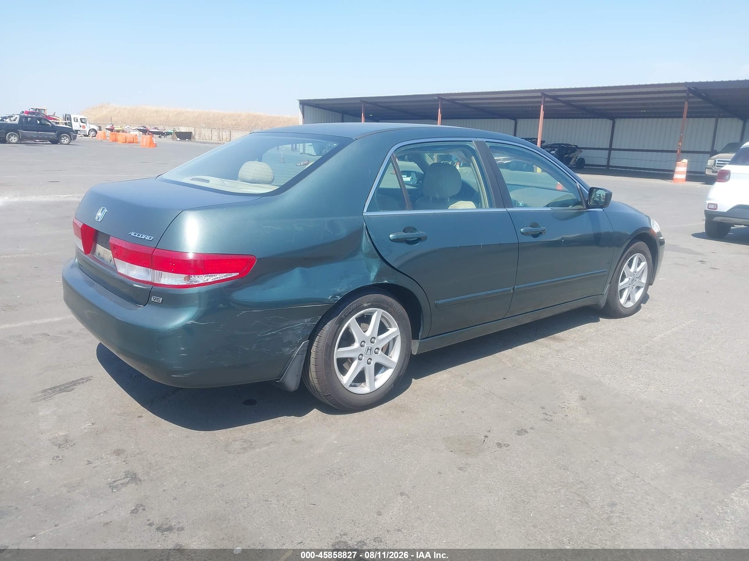 2003 Honda Accord 3.0 Ex Зеленый vin: 1HGCM66523A021665