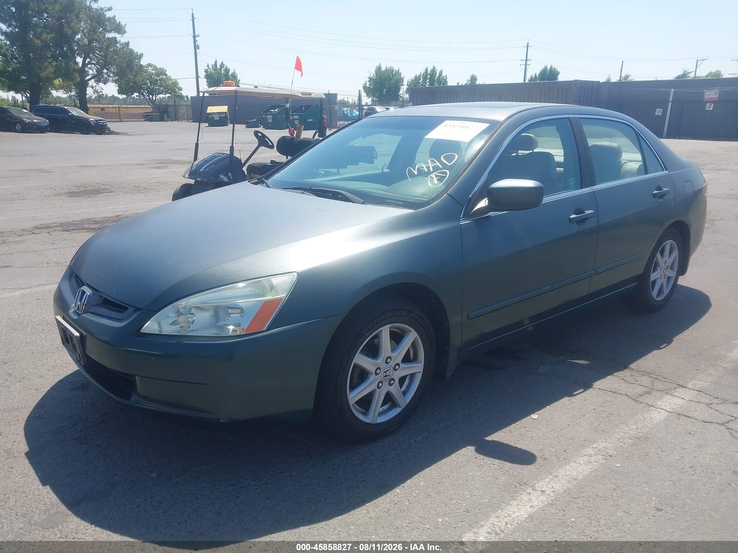 2003 Honda Accord 3.0 Ex Зеленый vin: 1HGCM66523A021665