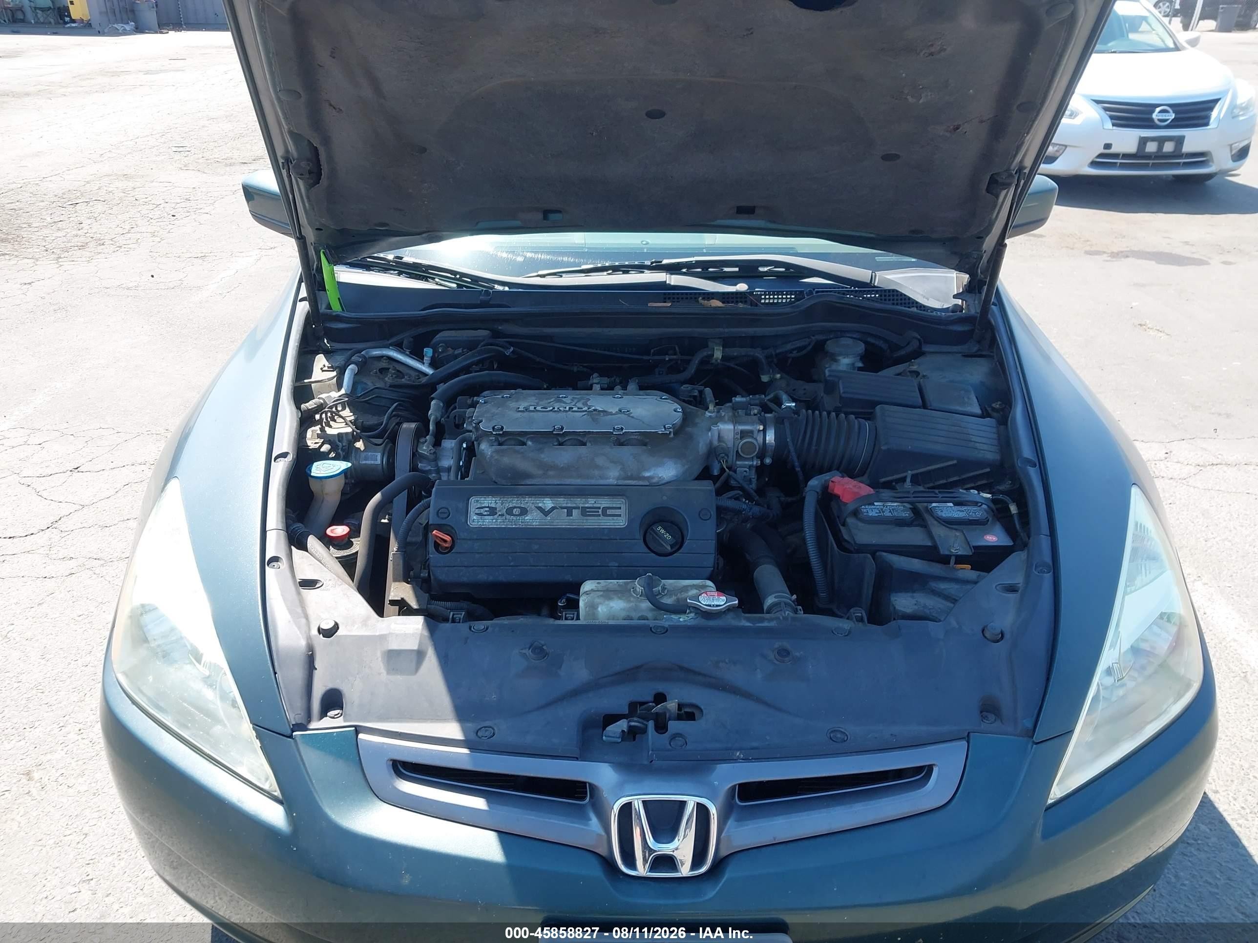 2003 Honda Accord 3.0 Ex Зеленый vin: 1HGCM66523A021665
