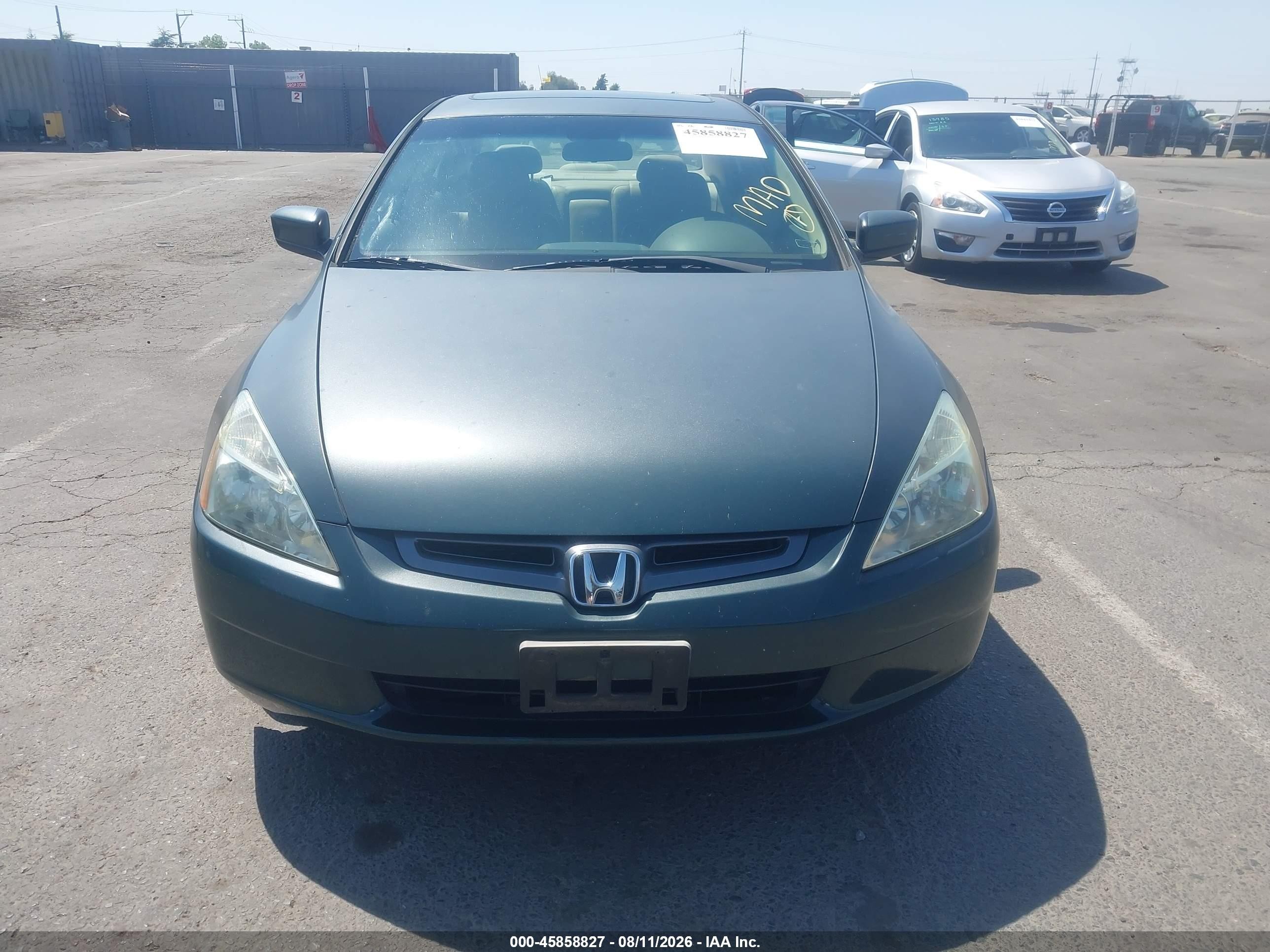 2003 Honda Accord 3.0 Ex Зеленый vin: 1HGCM66523A021665