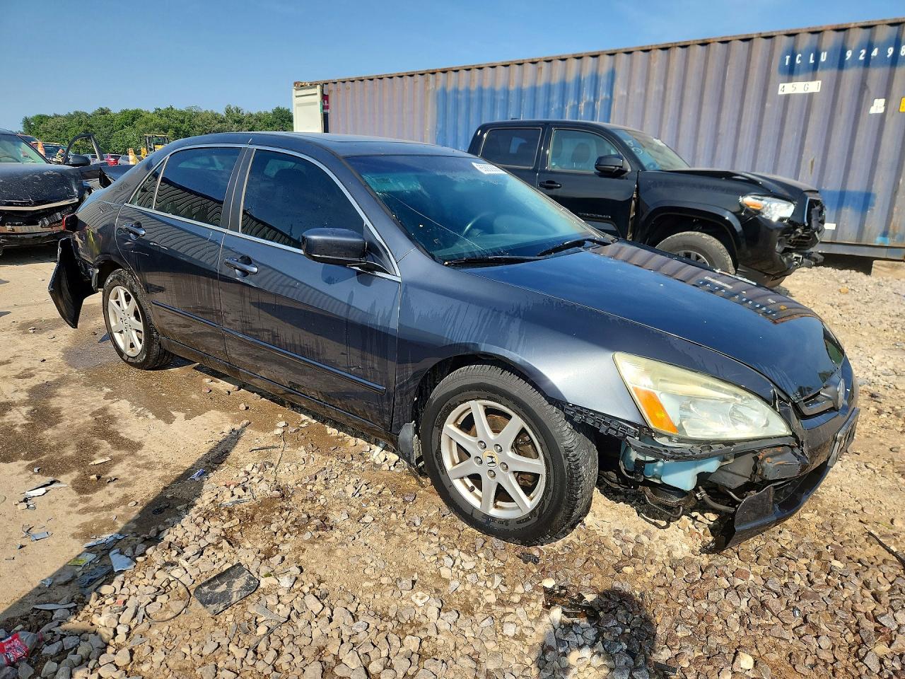2003 Honda Accord Ex Серый vin: 1HGCM66523A022332