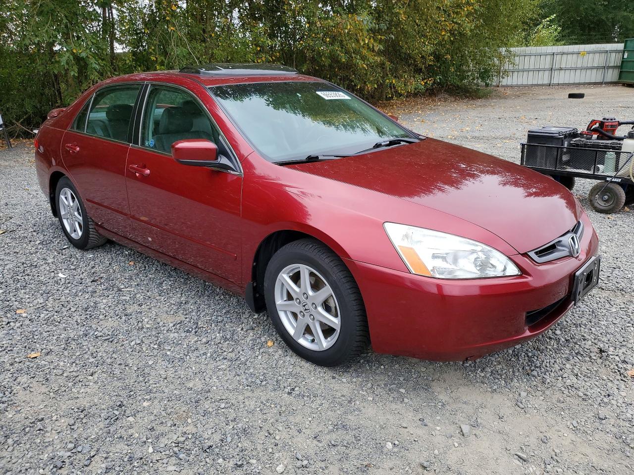 2003 Honda Accord Ex Red vin: 1HGCM66523A024792