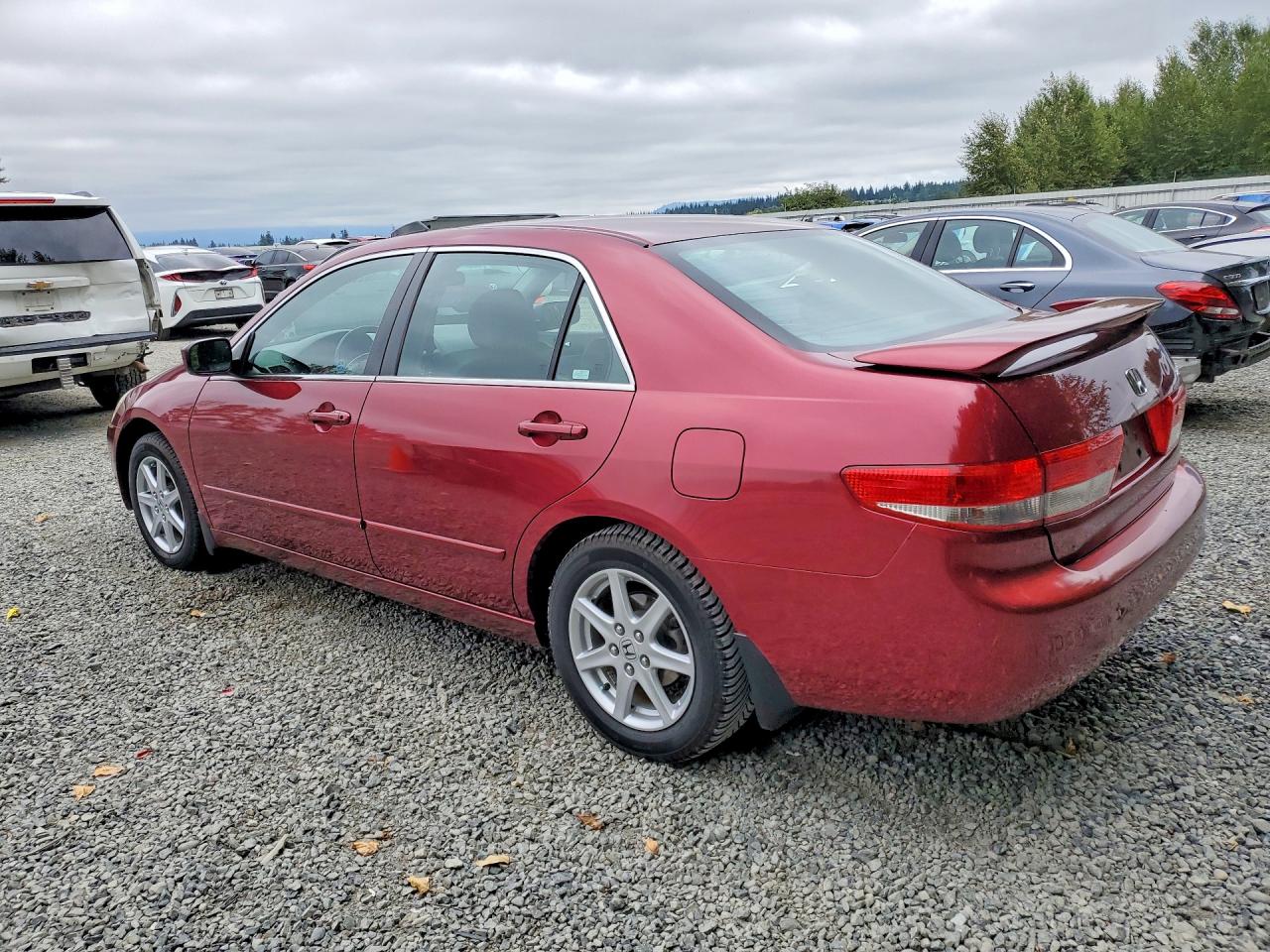 2003 Honda Accord Ex Red vin: 1HGCM66523A024792