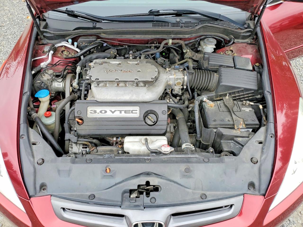 2003 Honda Accord Ex Red vin: 1HGCM66523A024792