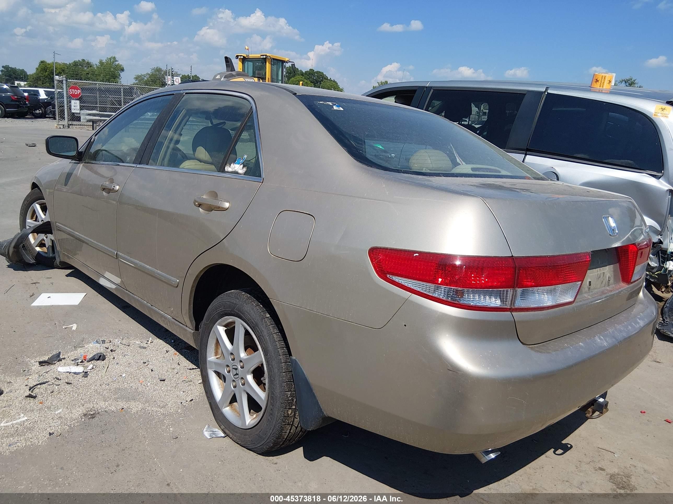 2003 Honda Accord 3.0 Ex Brown vin: 1HGCM66523A034626
