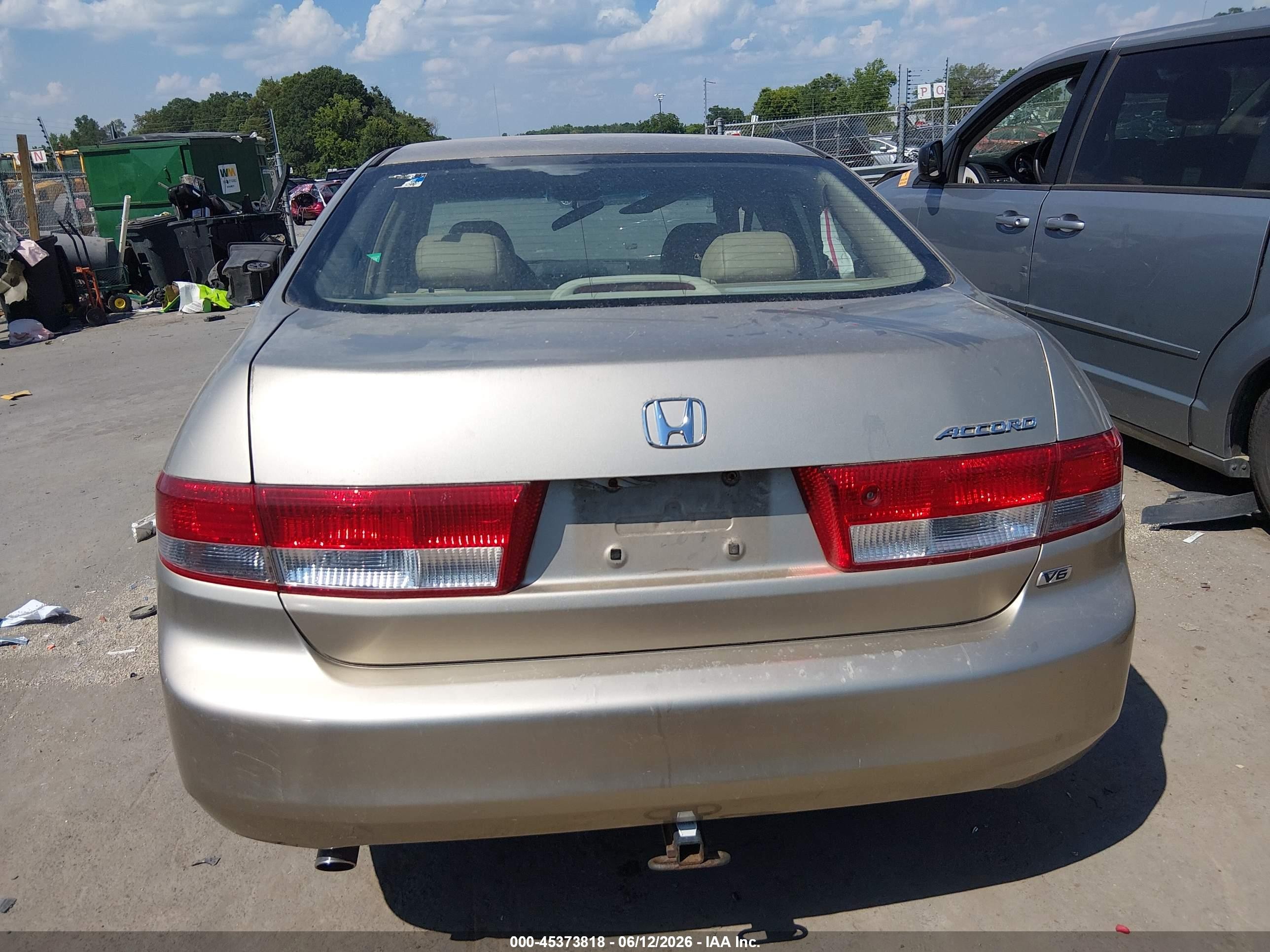 2003 Honda Accord 3.0 Ex Brown vin: 1HGCM66523A034626