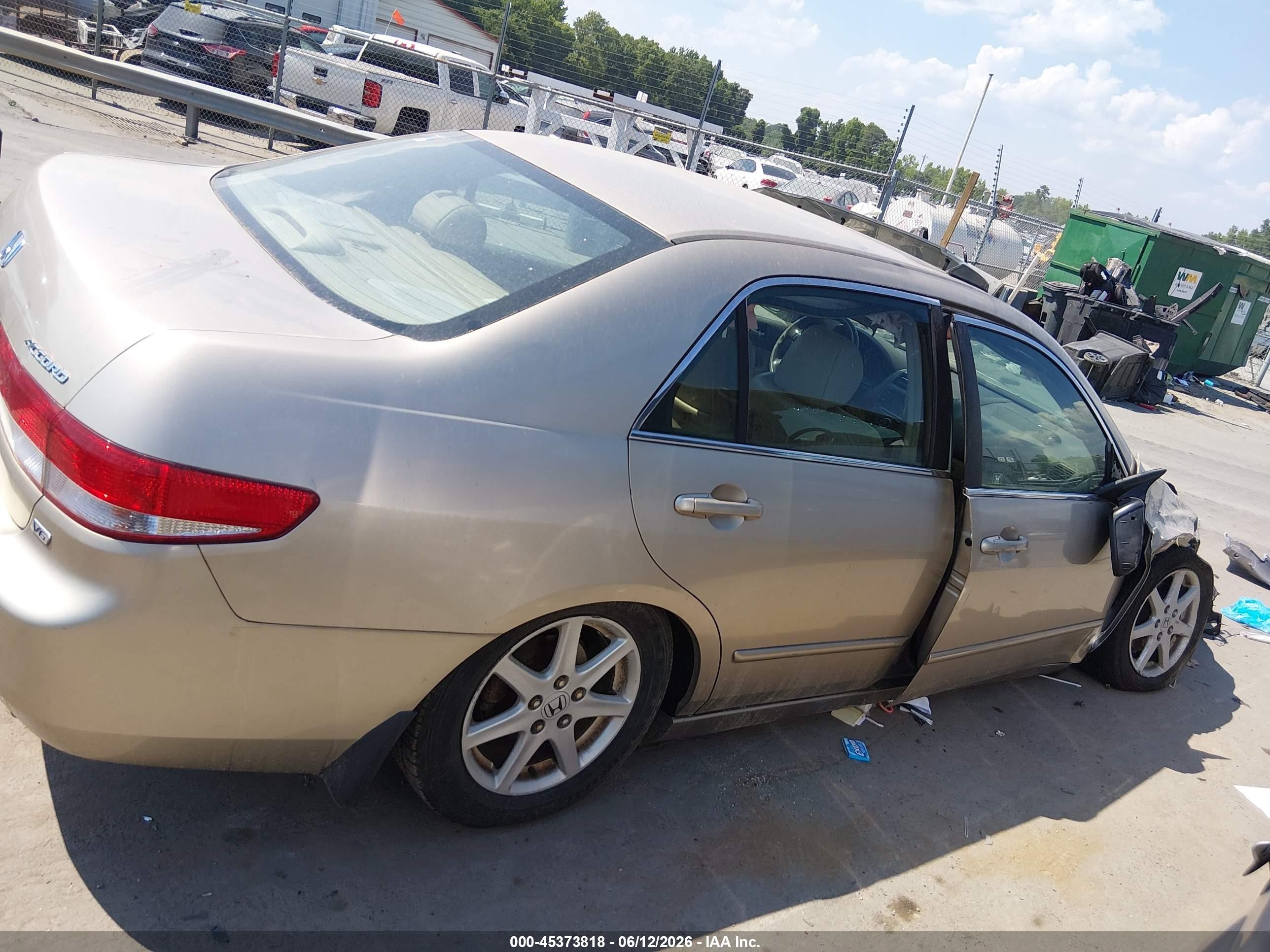 2003 Honda Accord 3.0 Ex Brown vin: 1HGCM66523A034626