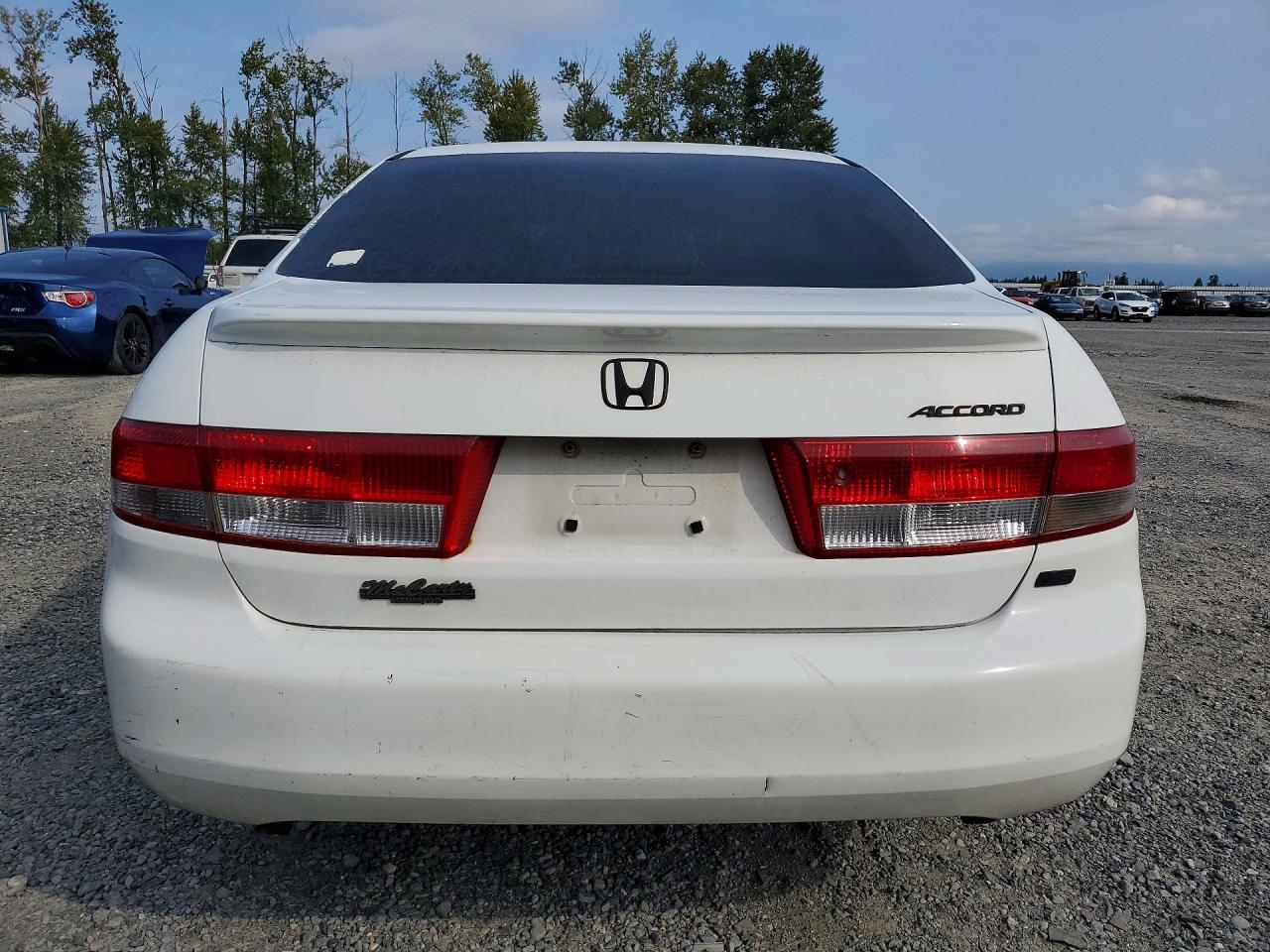 2003 Honda Accord Ex White vin: 1HGCM66523A037090