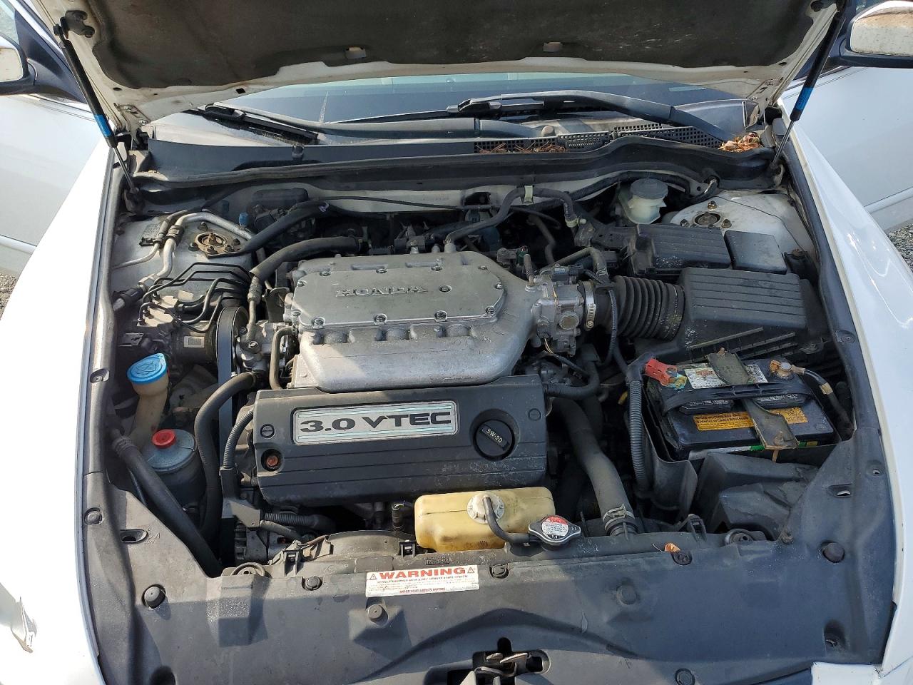 2003 Honda Accord Ex White vin: 1HGCM66523A037090