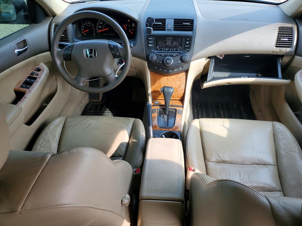 2003 Honda Accord Ex White vin: 1HGCM66523A037090