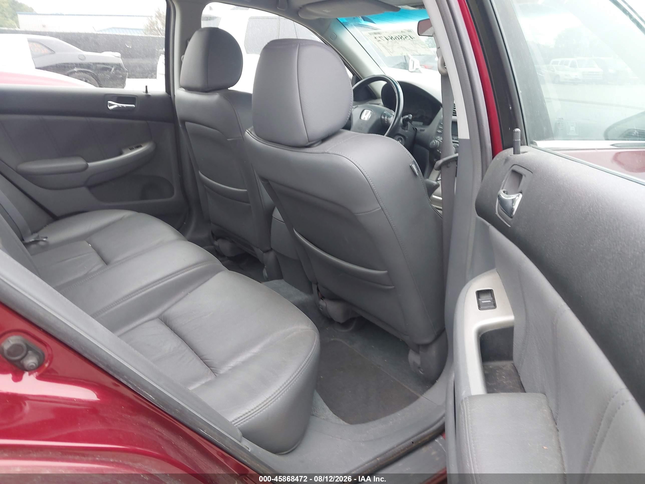 2003 Honda Accord 3.0 Ex Red vin: 1HGCM66523A045769