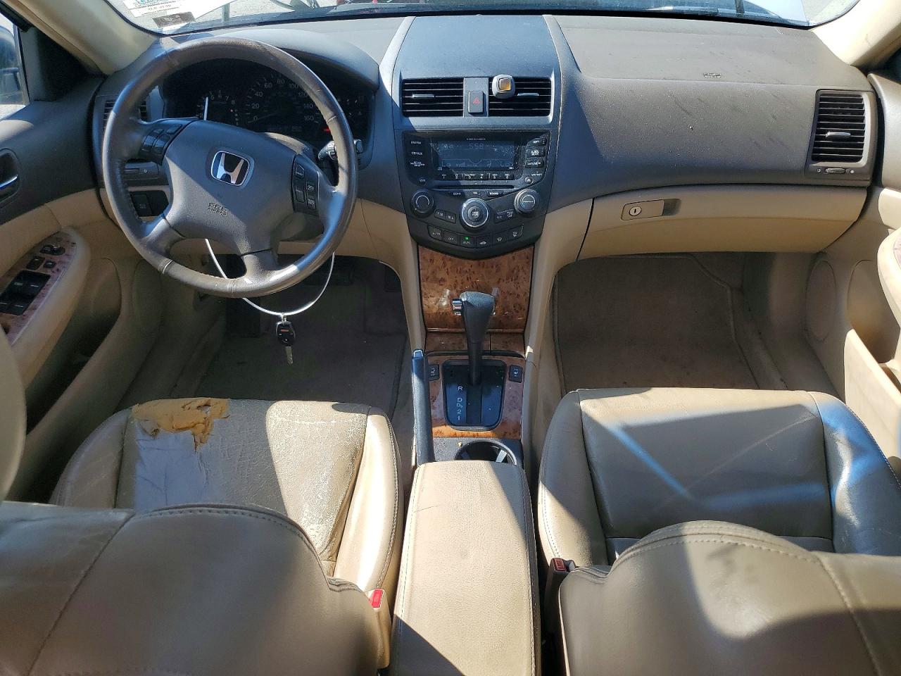 2003 Honda Accord Ex White vin: 1HGCM66523A075242