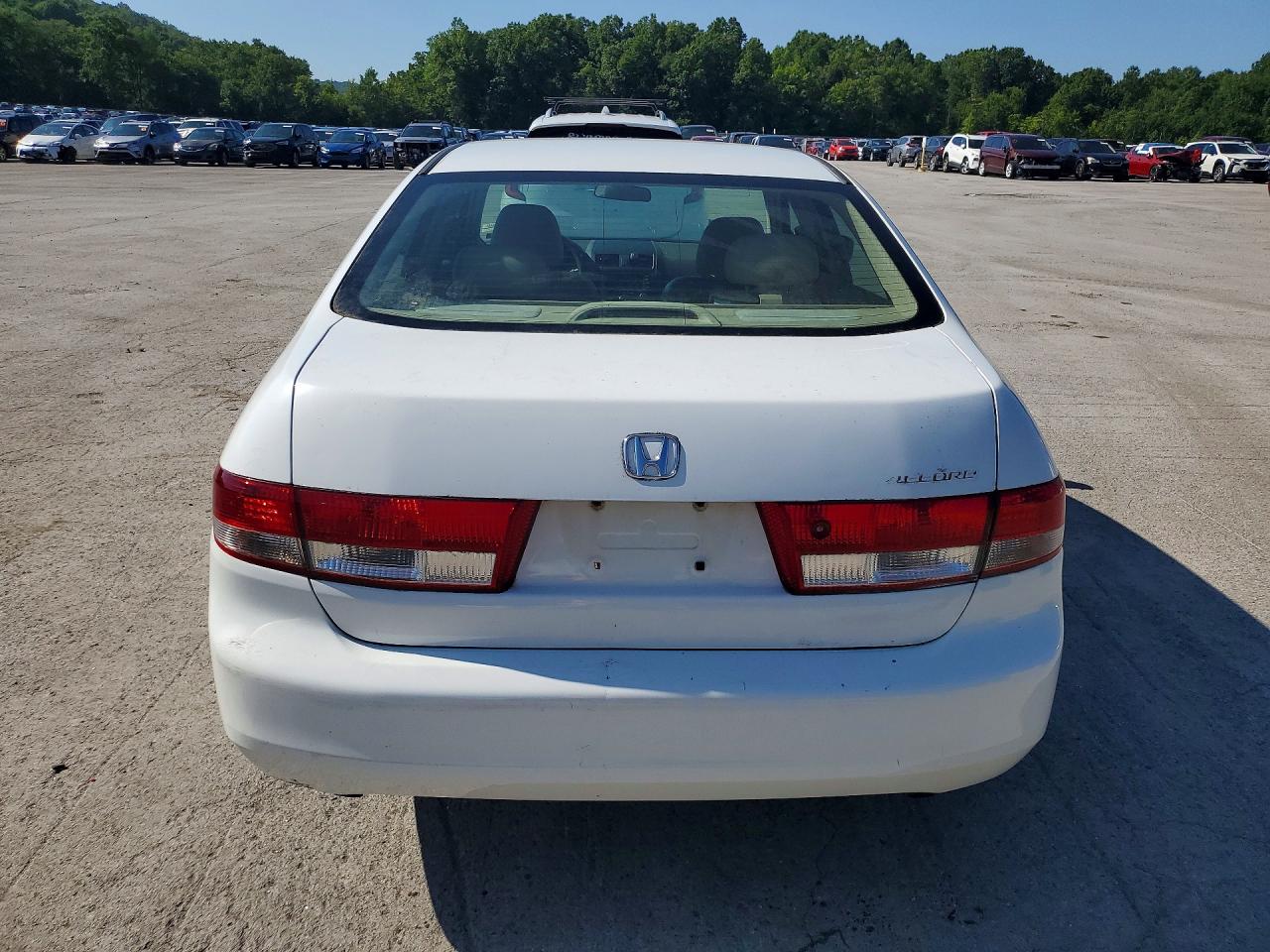 2003 Honda Accord Ex White vin: 1HGCM66523A075242