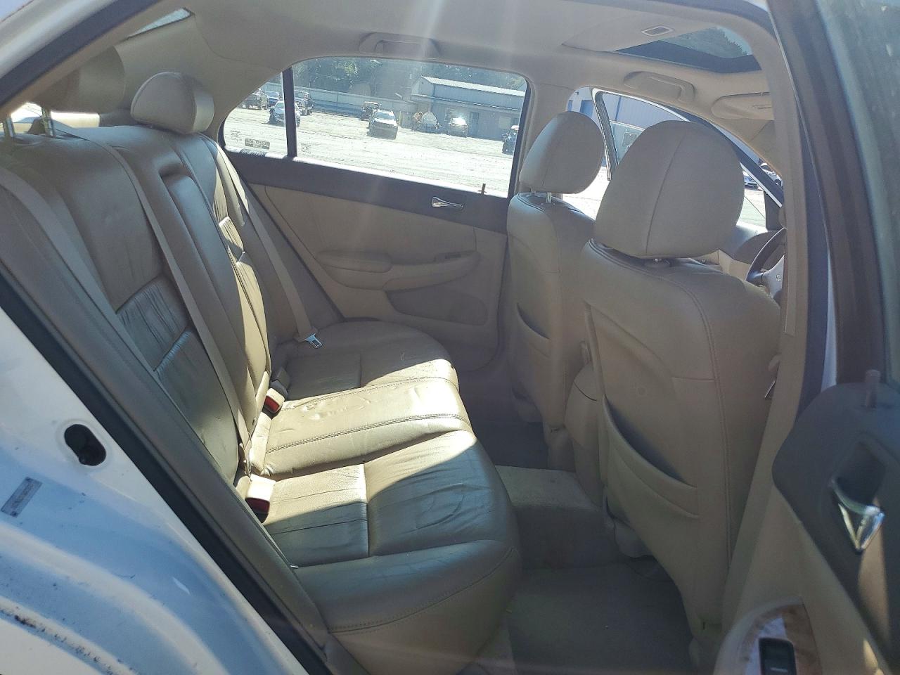 2003 Honda Accord Ex White vin: 1HGCM66523A075242