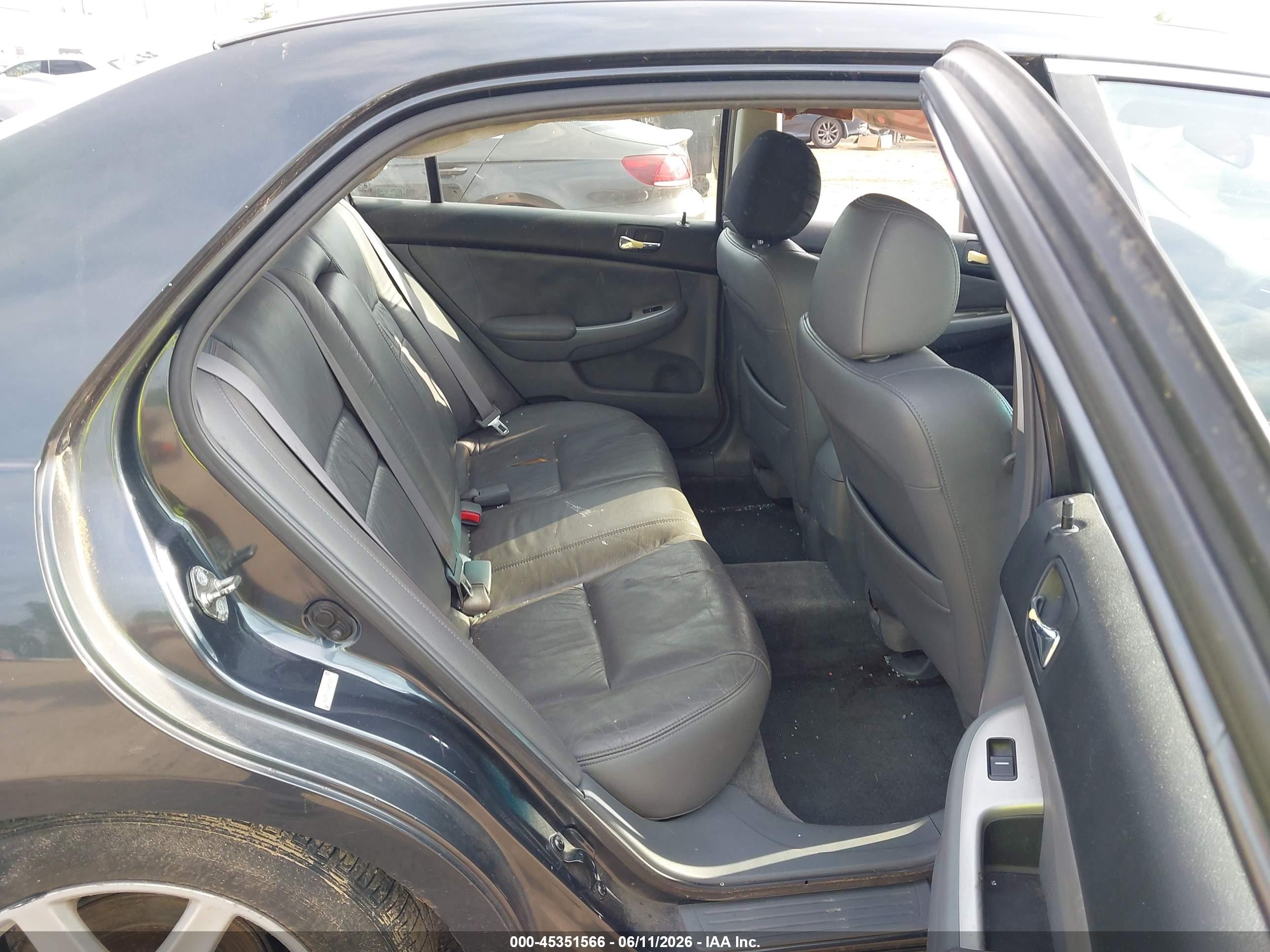 2003 Honda Accord 3.0 Ex Gray vin: 1HGCM66523A081297