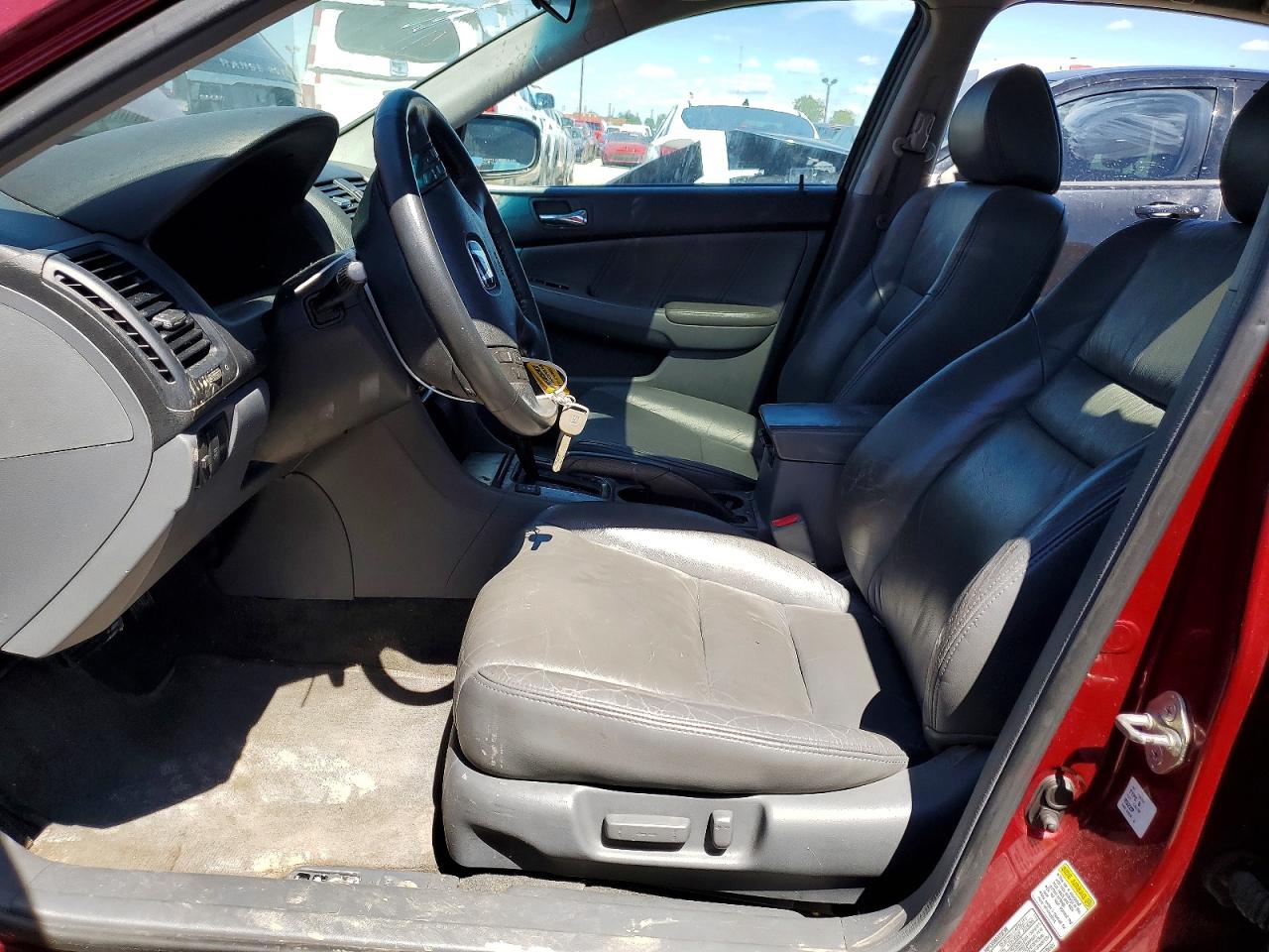 2003 Honda Accord Ex Red vin: 1HGCM66523A081848