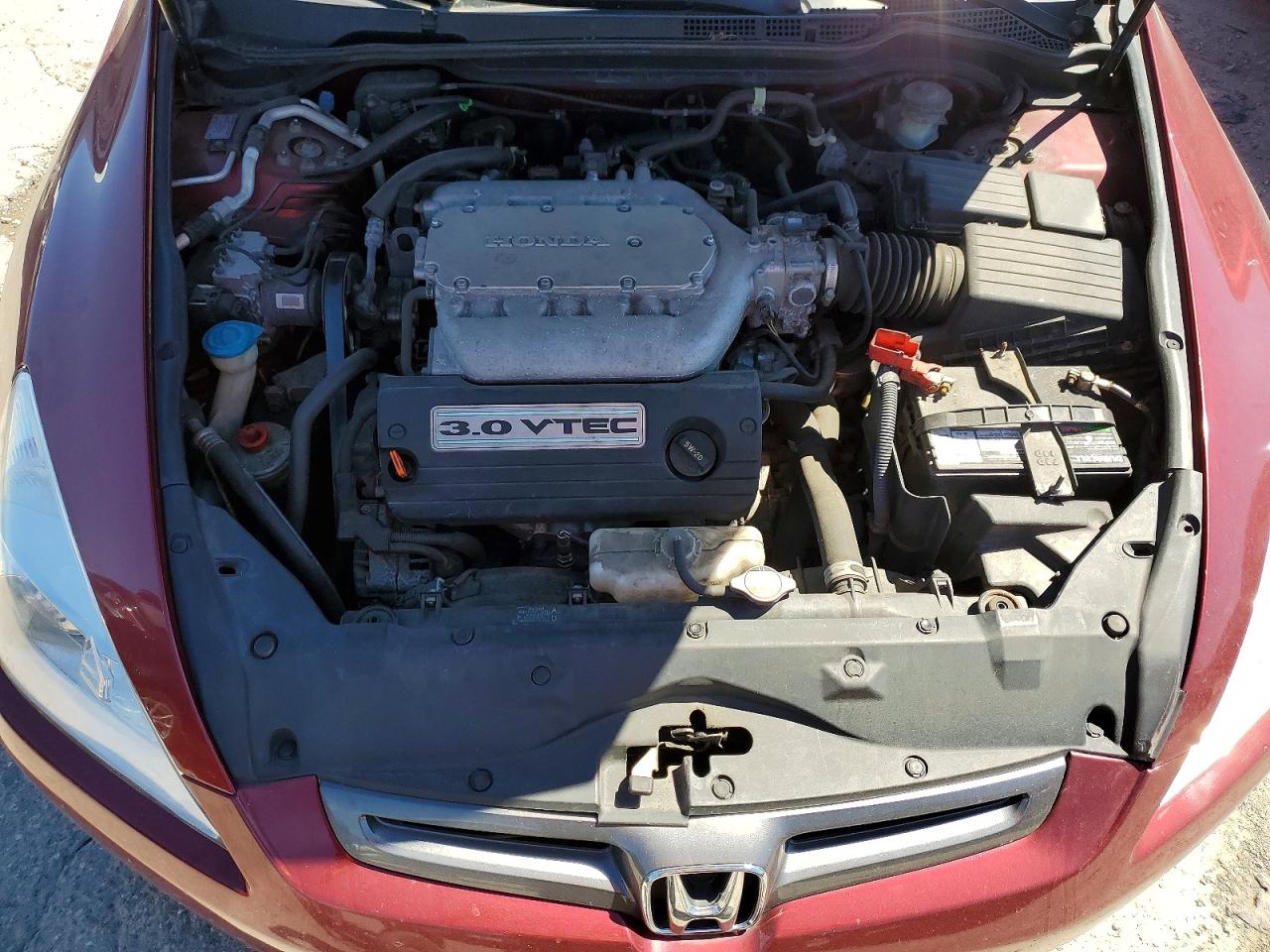 2003 Honda Accord Ex Red vin: 1HGCM66523A081848
