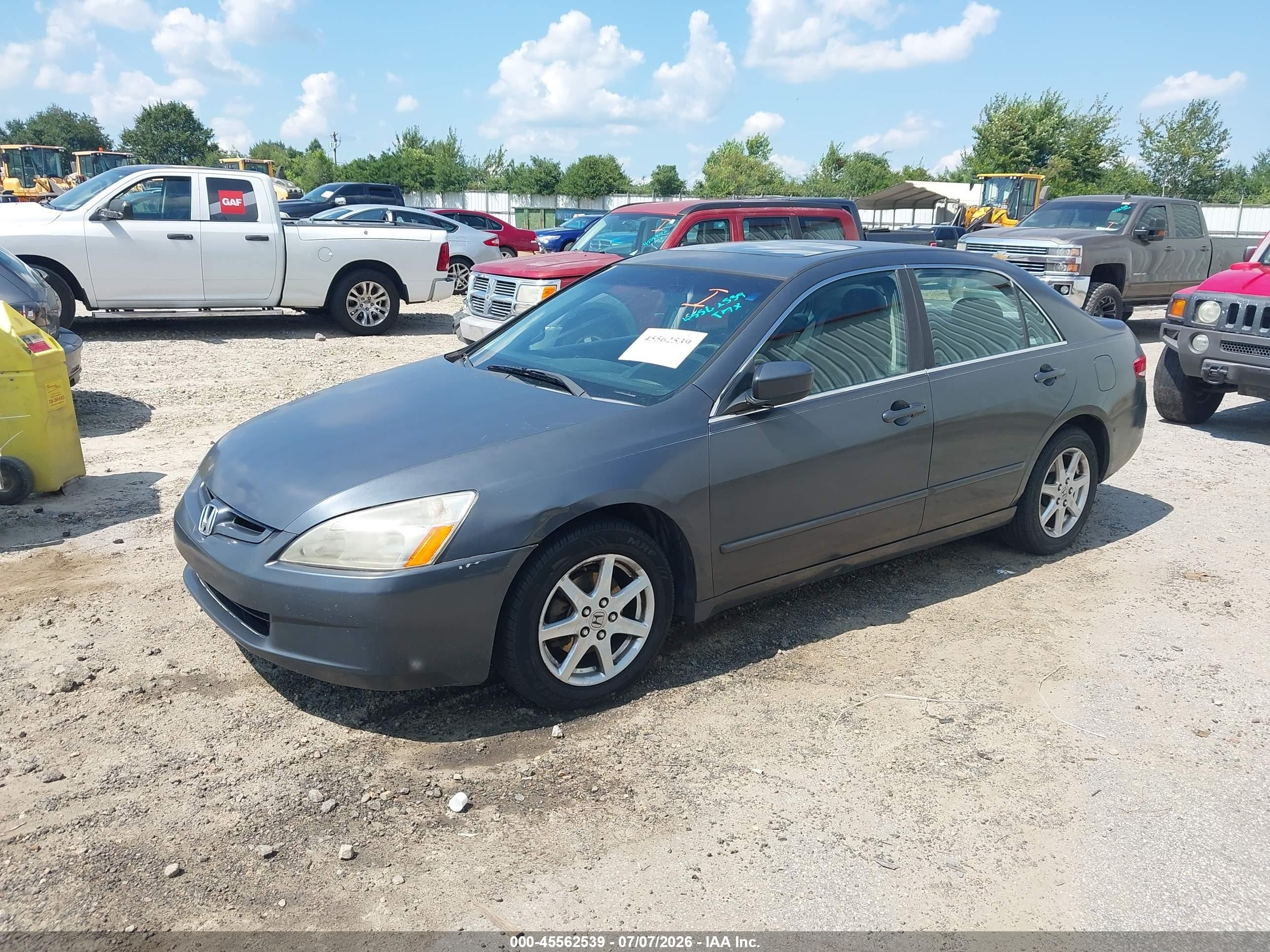 2003 Honda Accord Sdn Ex Black vin: 1HGCM66523A083082