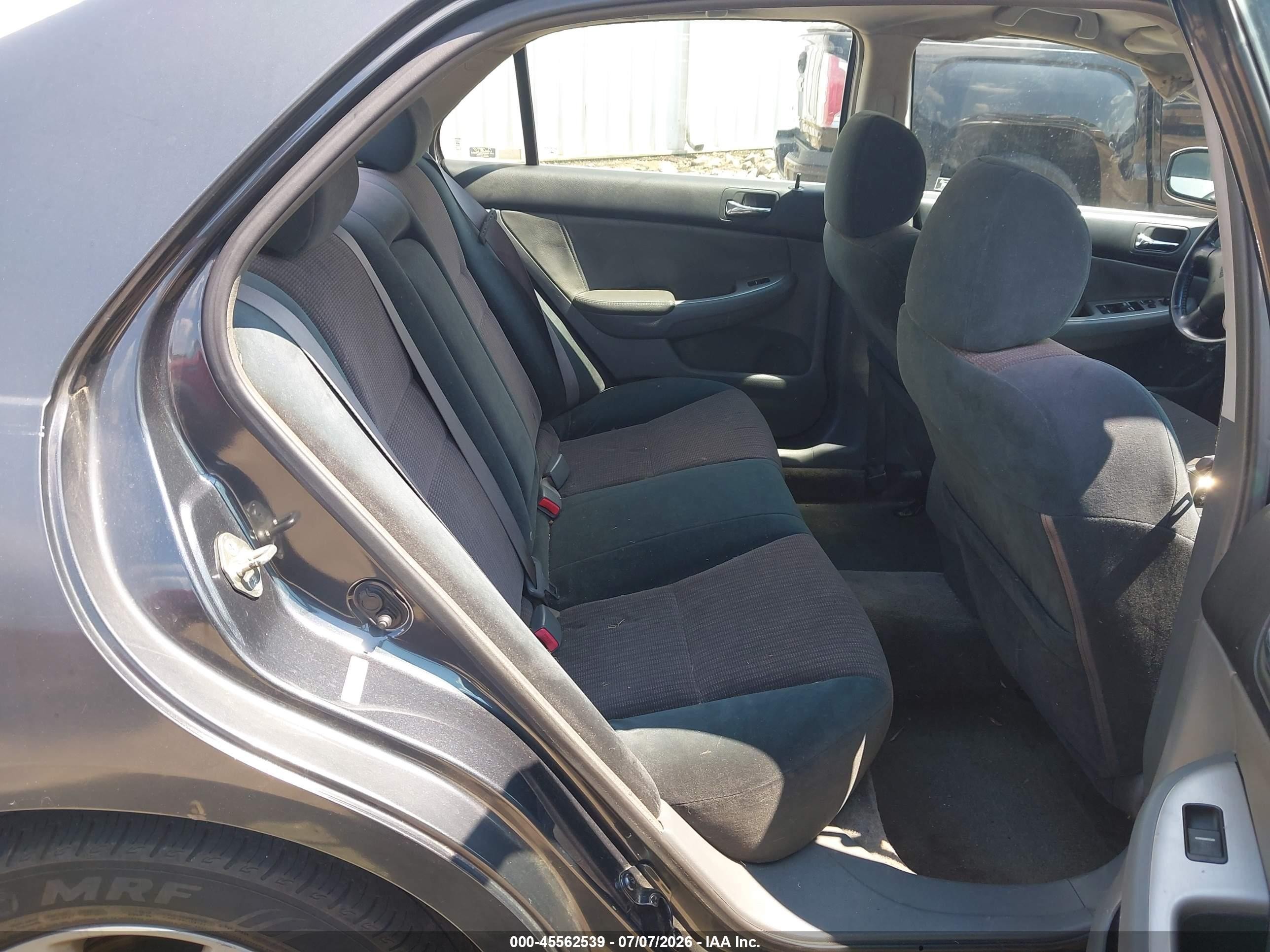 2003 Honda Accord Sdn Ex Black vin: 1HGCM66523A083082