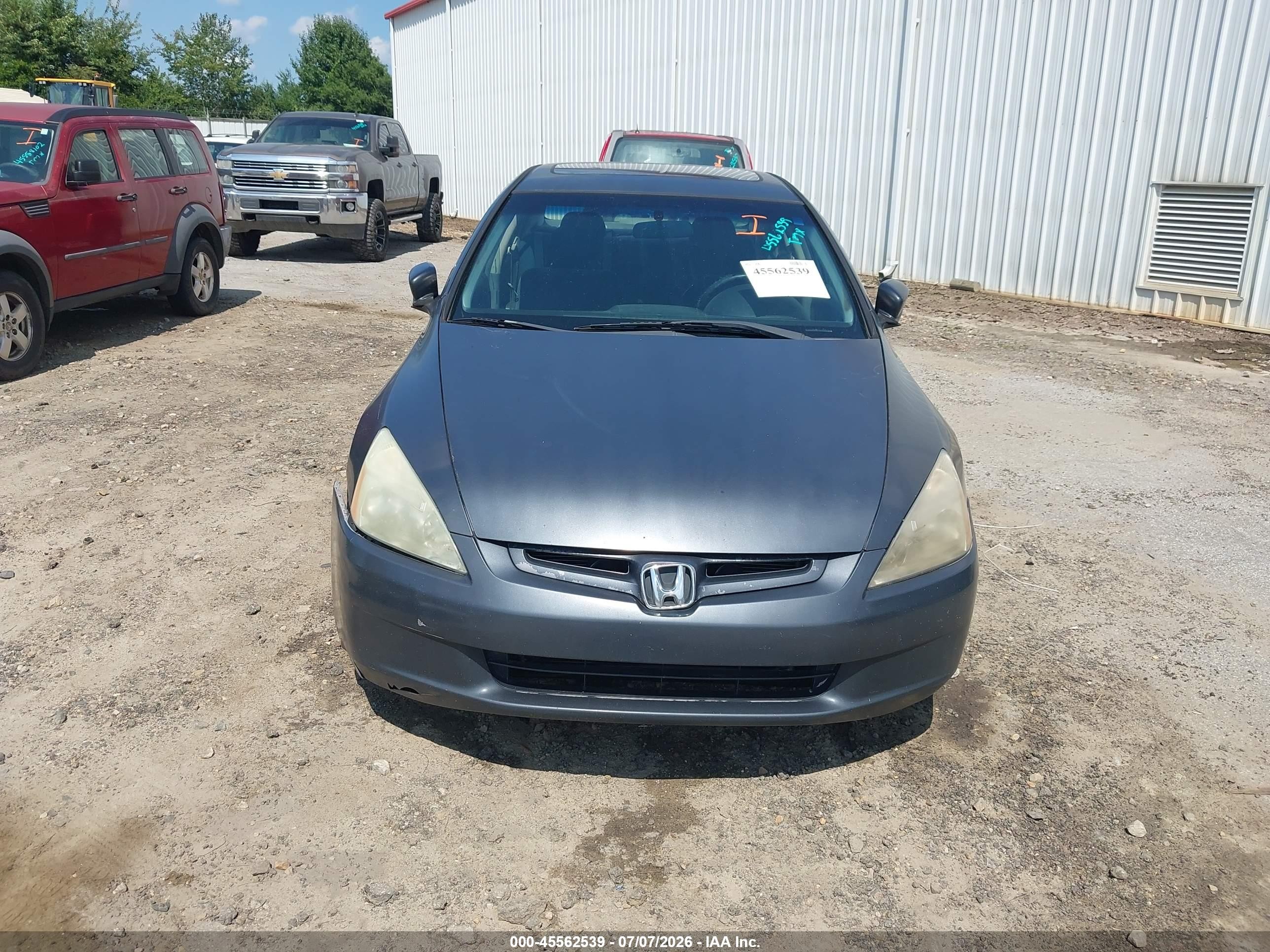 2003 Honda Accord Sdn Ex Black vin: 1HGCM66523A083082