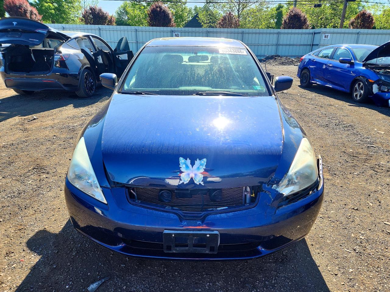 2003 Honda Accord Ex Blue vin: 1HGCM66523A084054